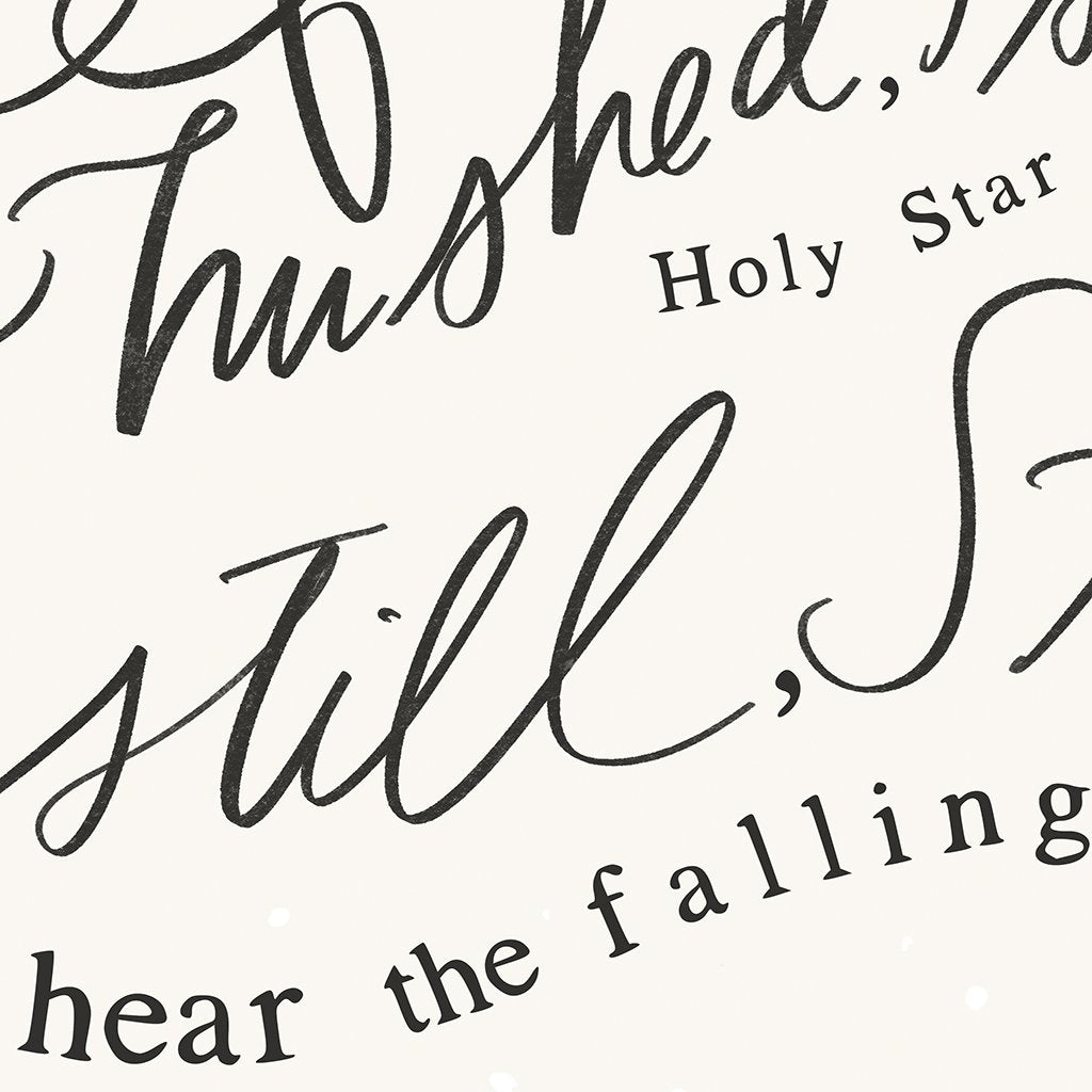 Still Still Still (Christmas Lullaby) Luxe Art Print