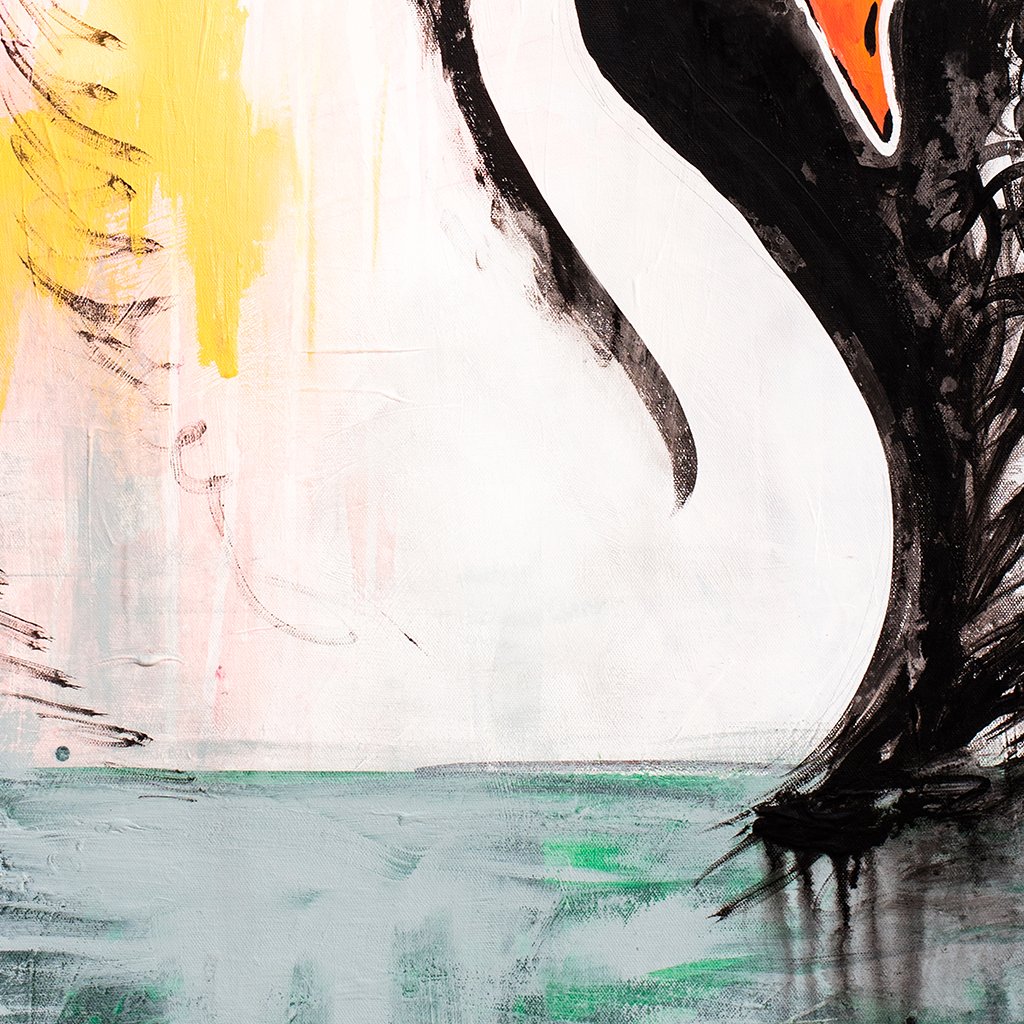 Swan Lake Luxe Art Print