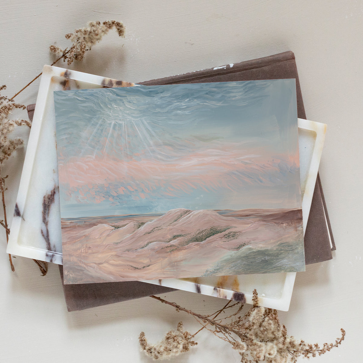 Land of Milk and Honey Luxe Art Print
