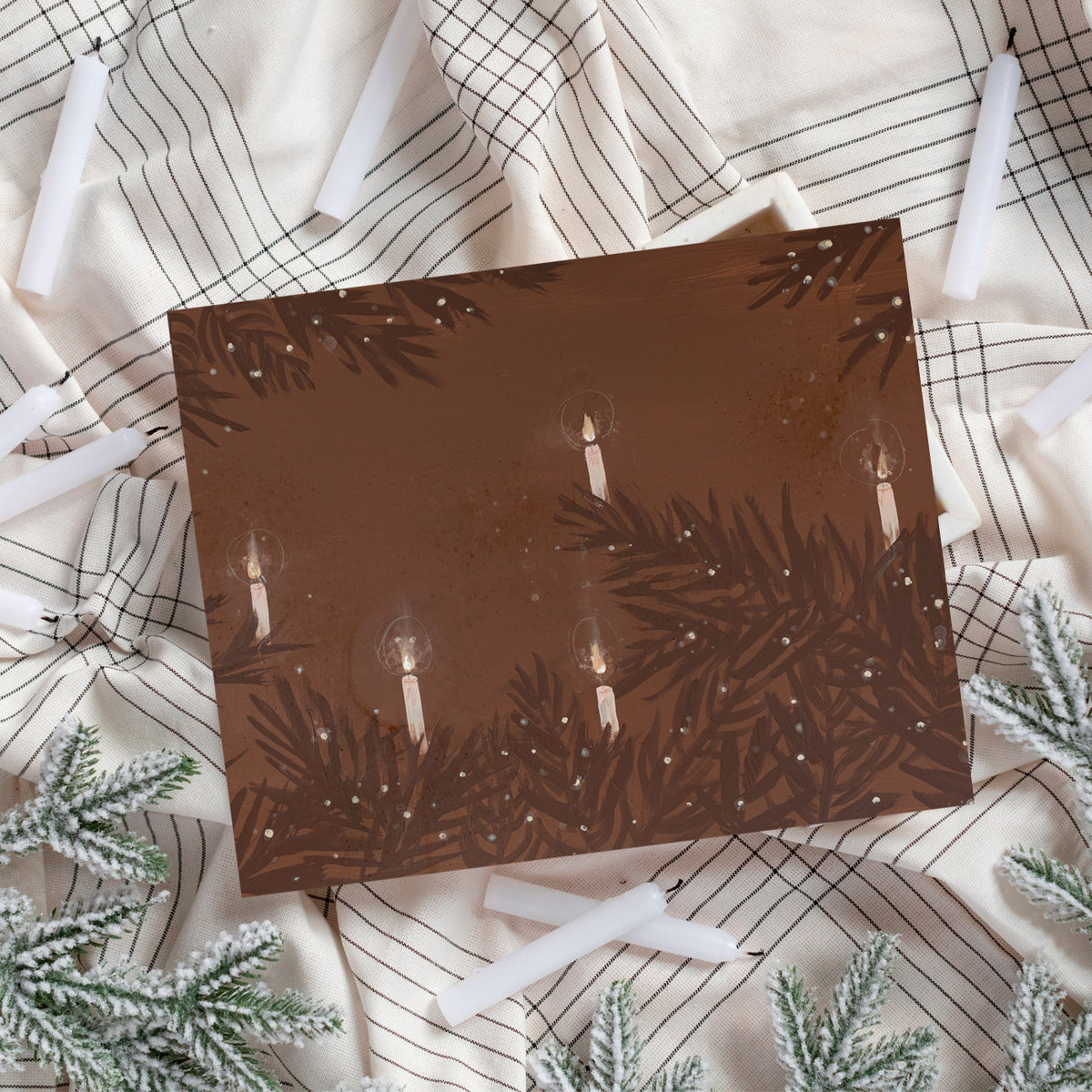 Mocha Glow Luxe Art Print