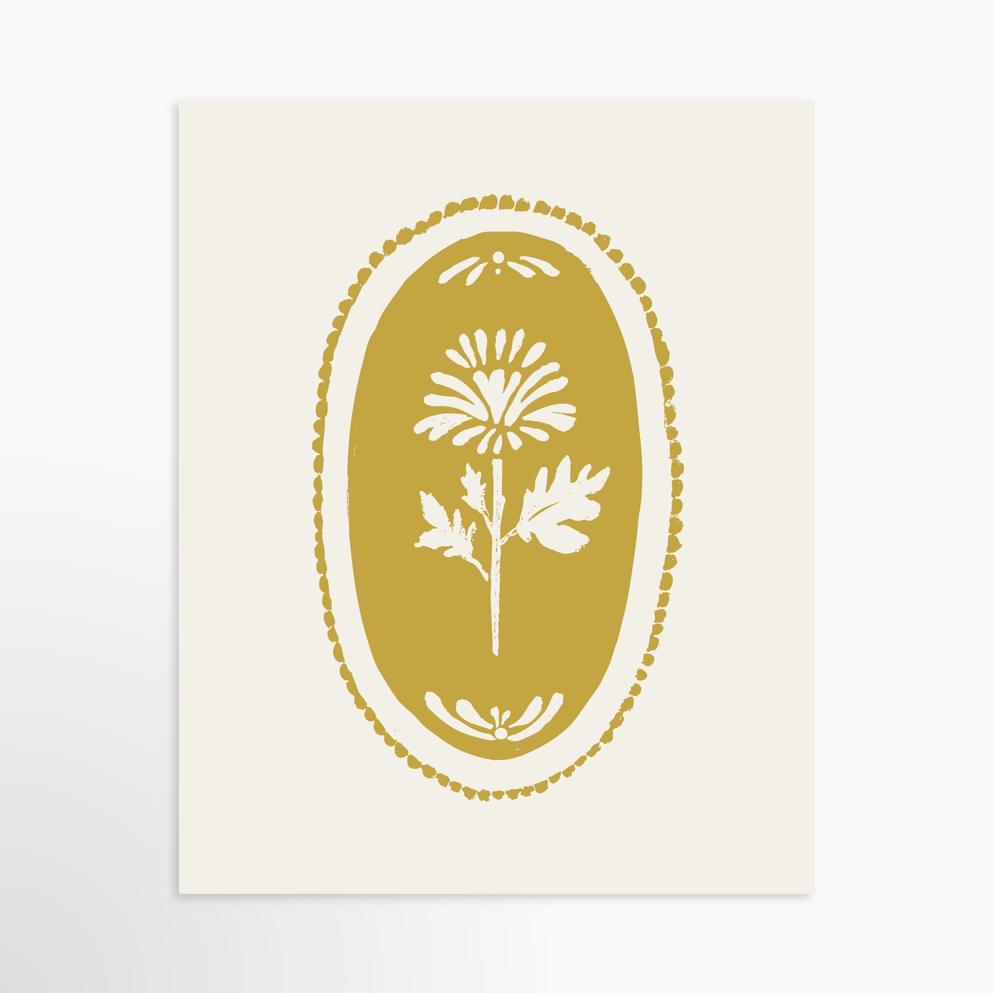 Mum Medallion Luxe Art Print
