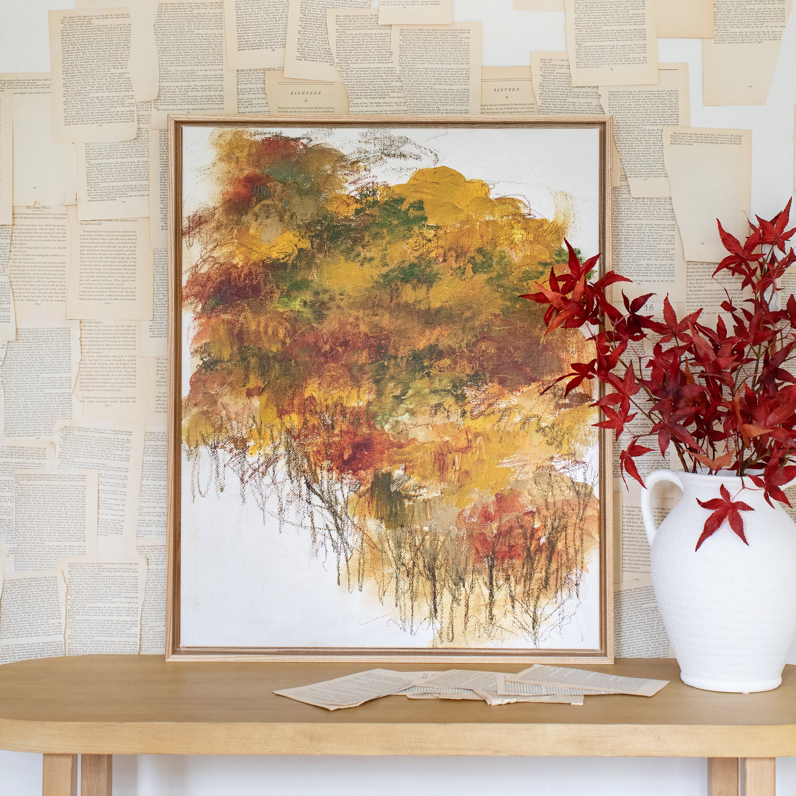 Driving Through Maine In The Fall | Canvas