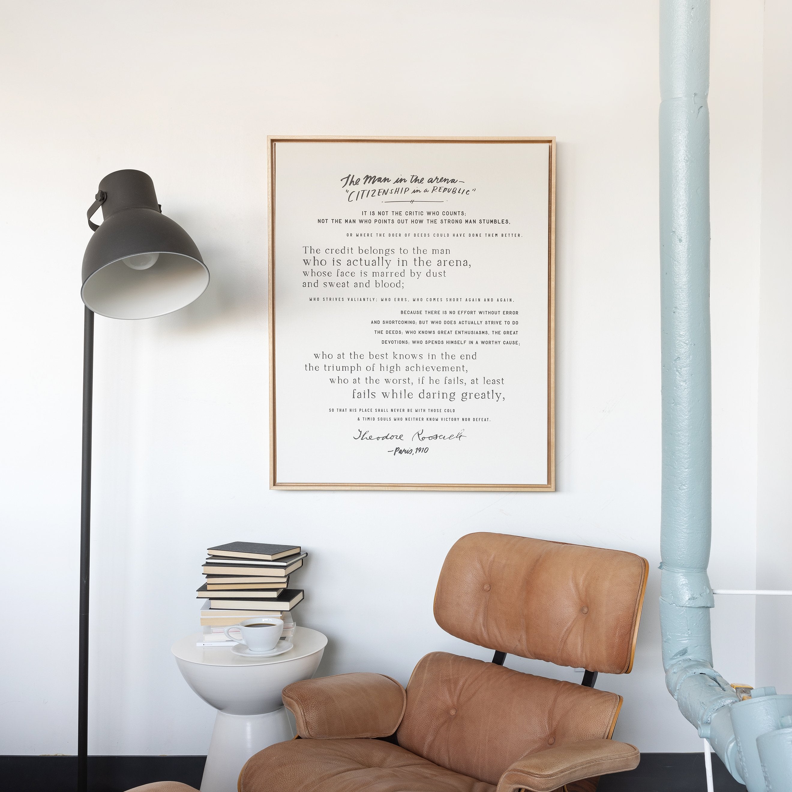 Man In The Arena | Canvas