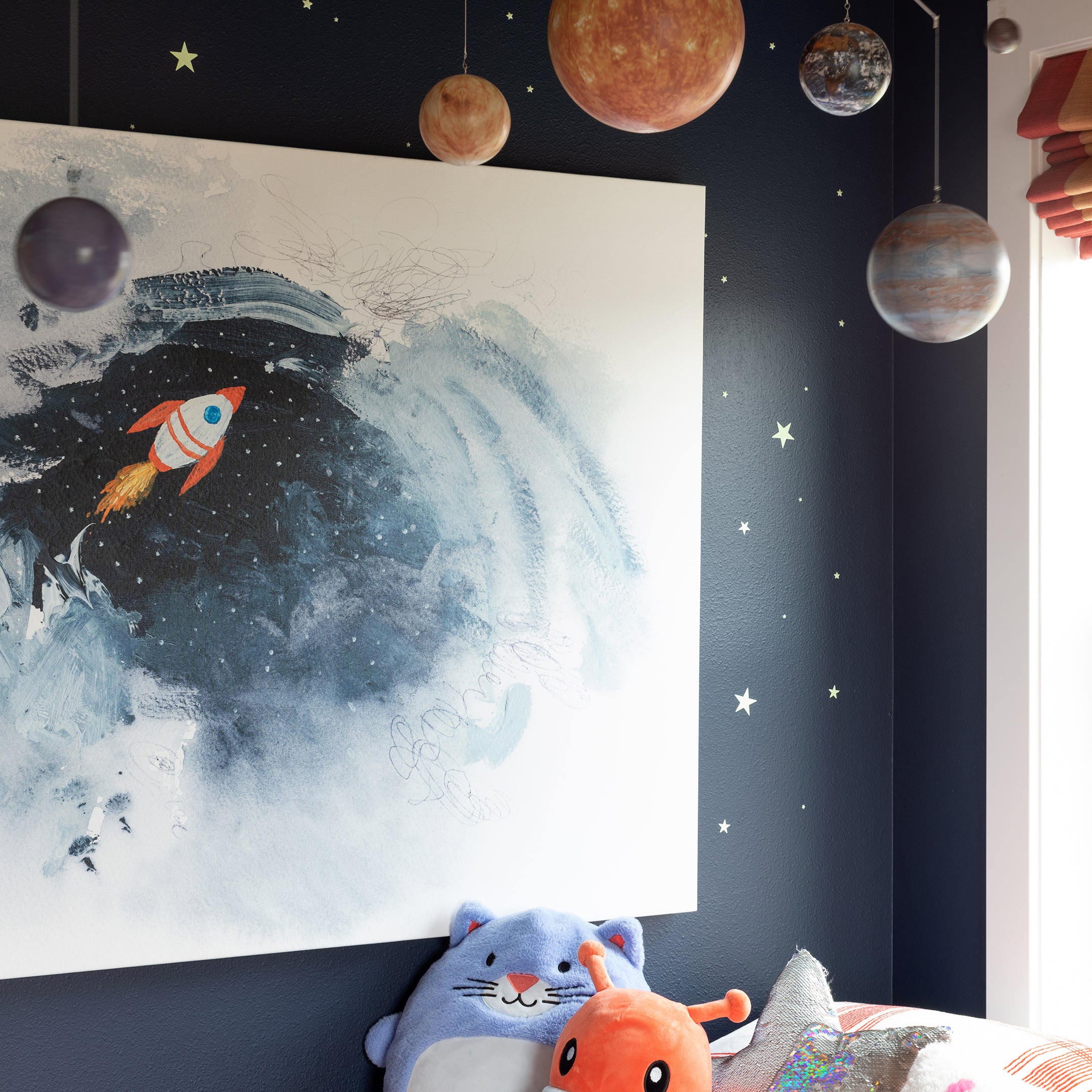 Rah Rah Rocket Canvas Wall Art