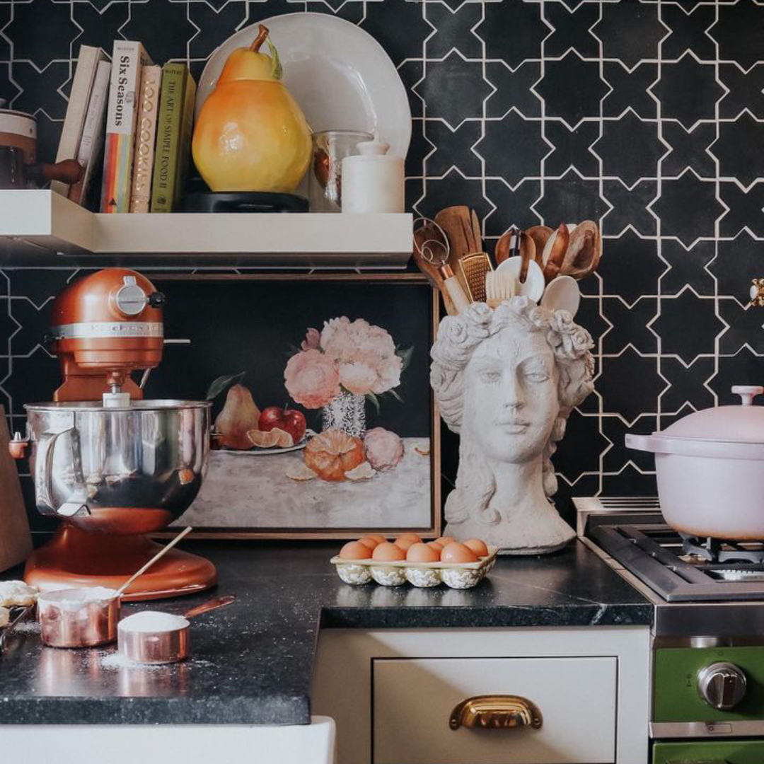 Fruit & Flowers Still Life Canvas Wall Art