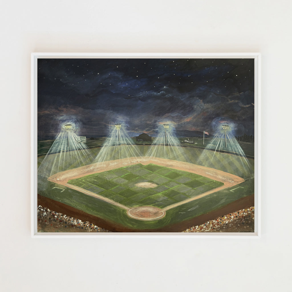 Night Game Canvas Wall Art