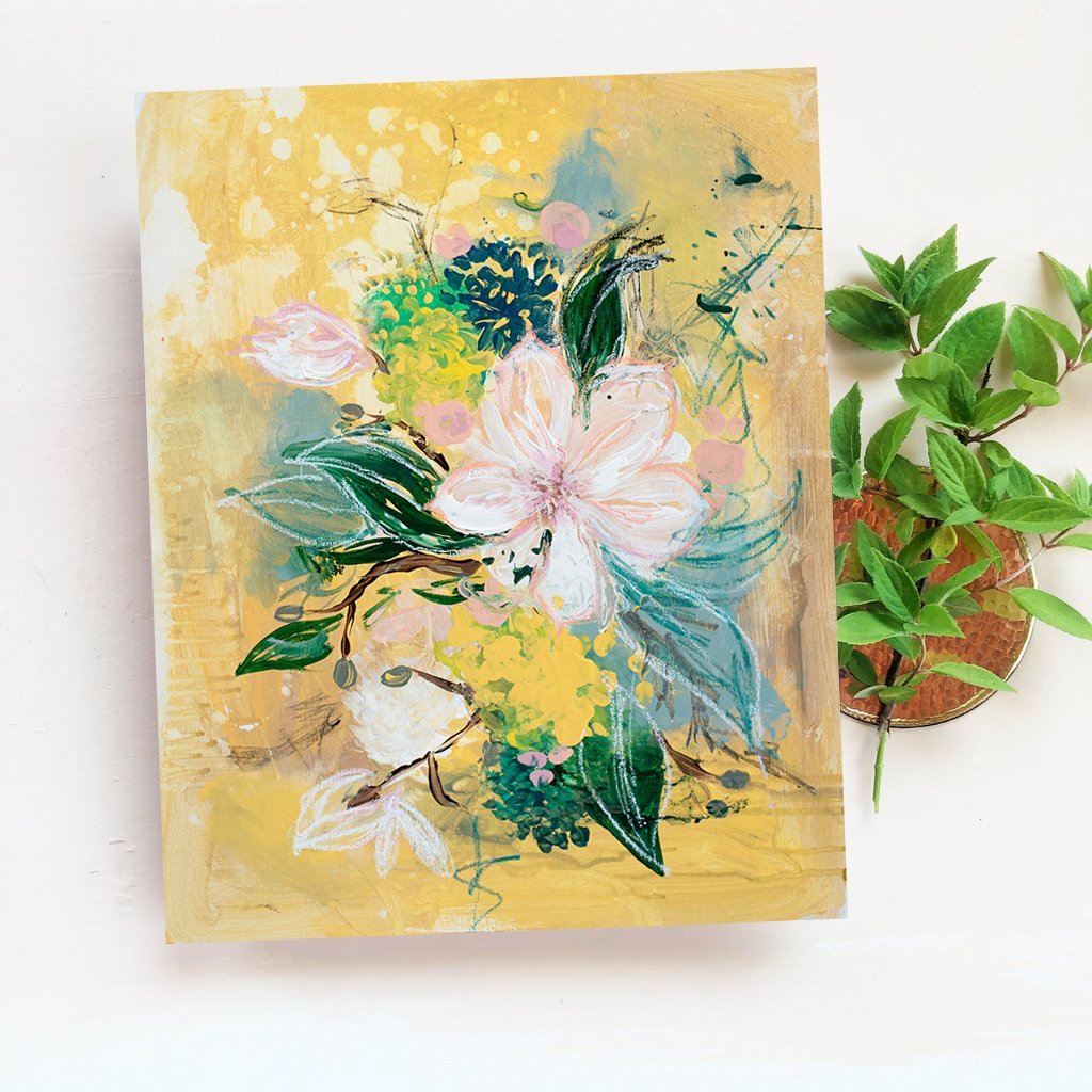 Olive's Bouquet | Canvas