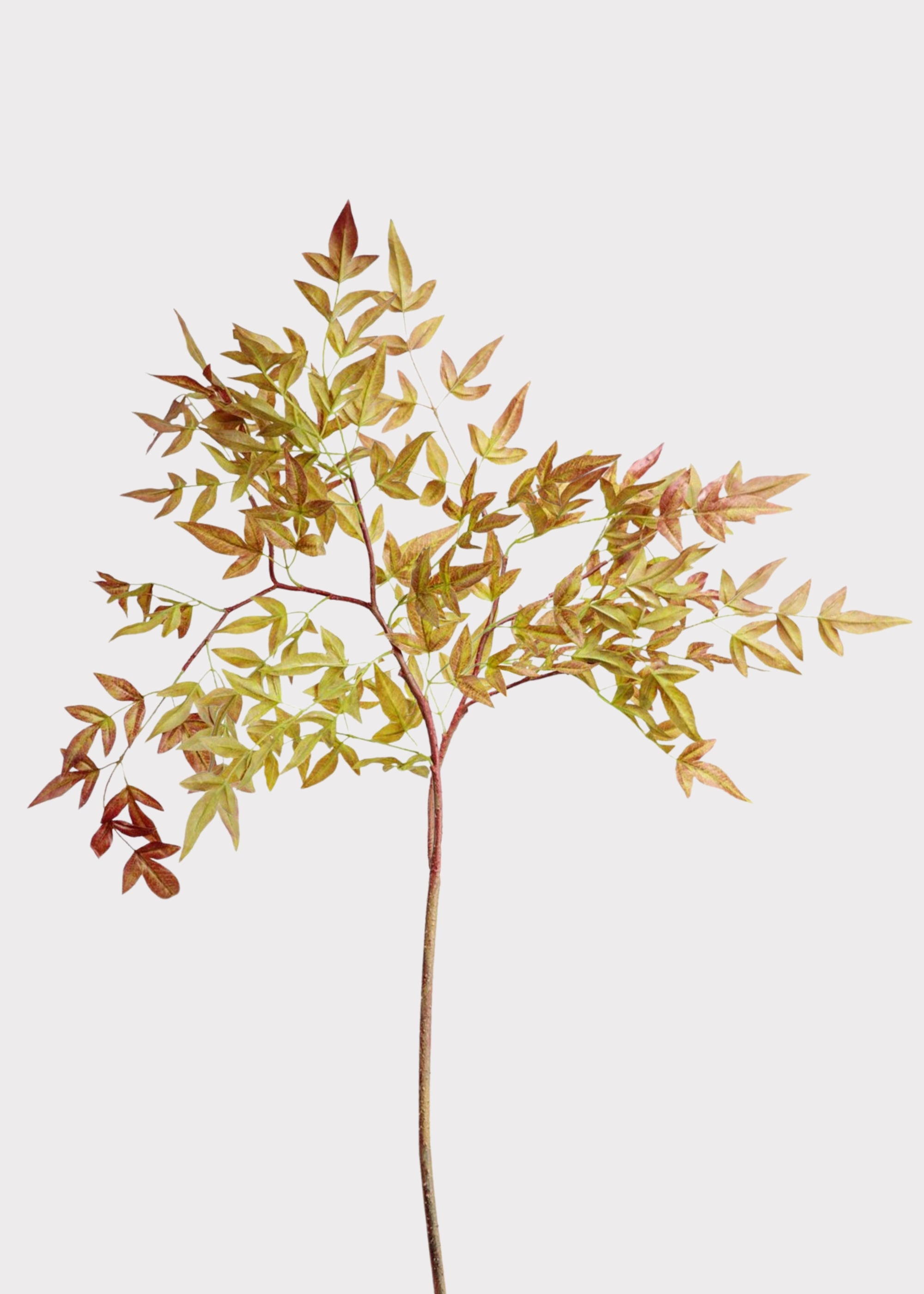 SAVE - Artificial Nandina Leaf Branch - 39"