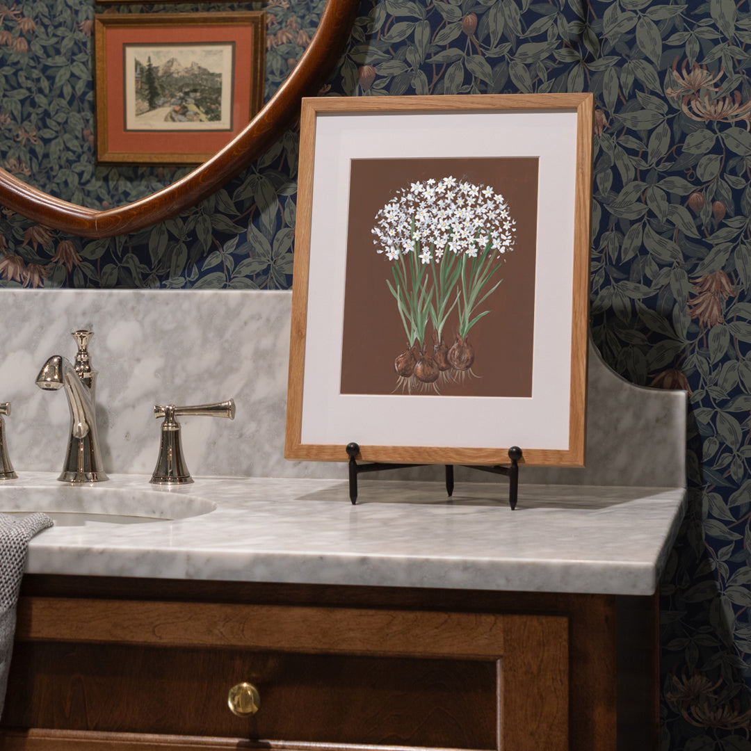 Paperwhite Botanical Luxe Art Print