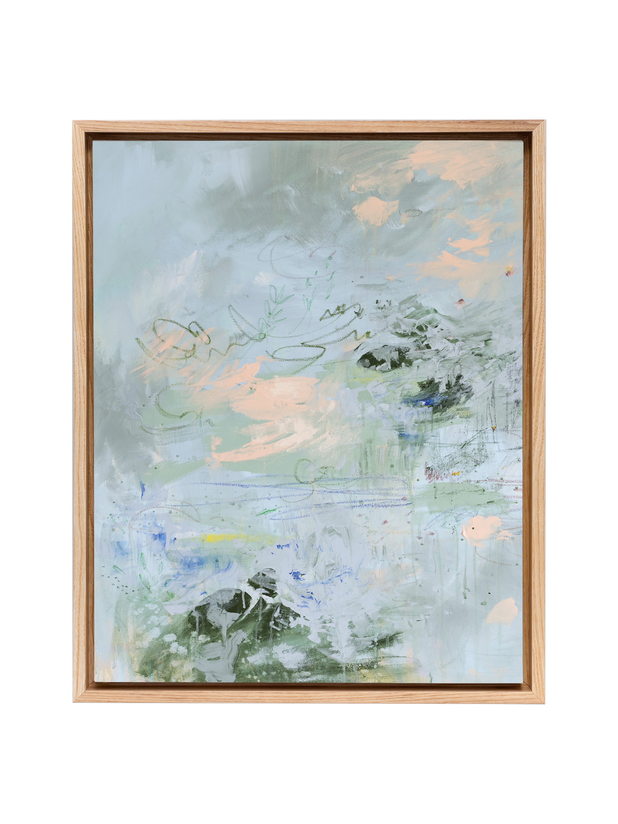 Petals Under Water No. 1 | Canvas