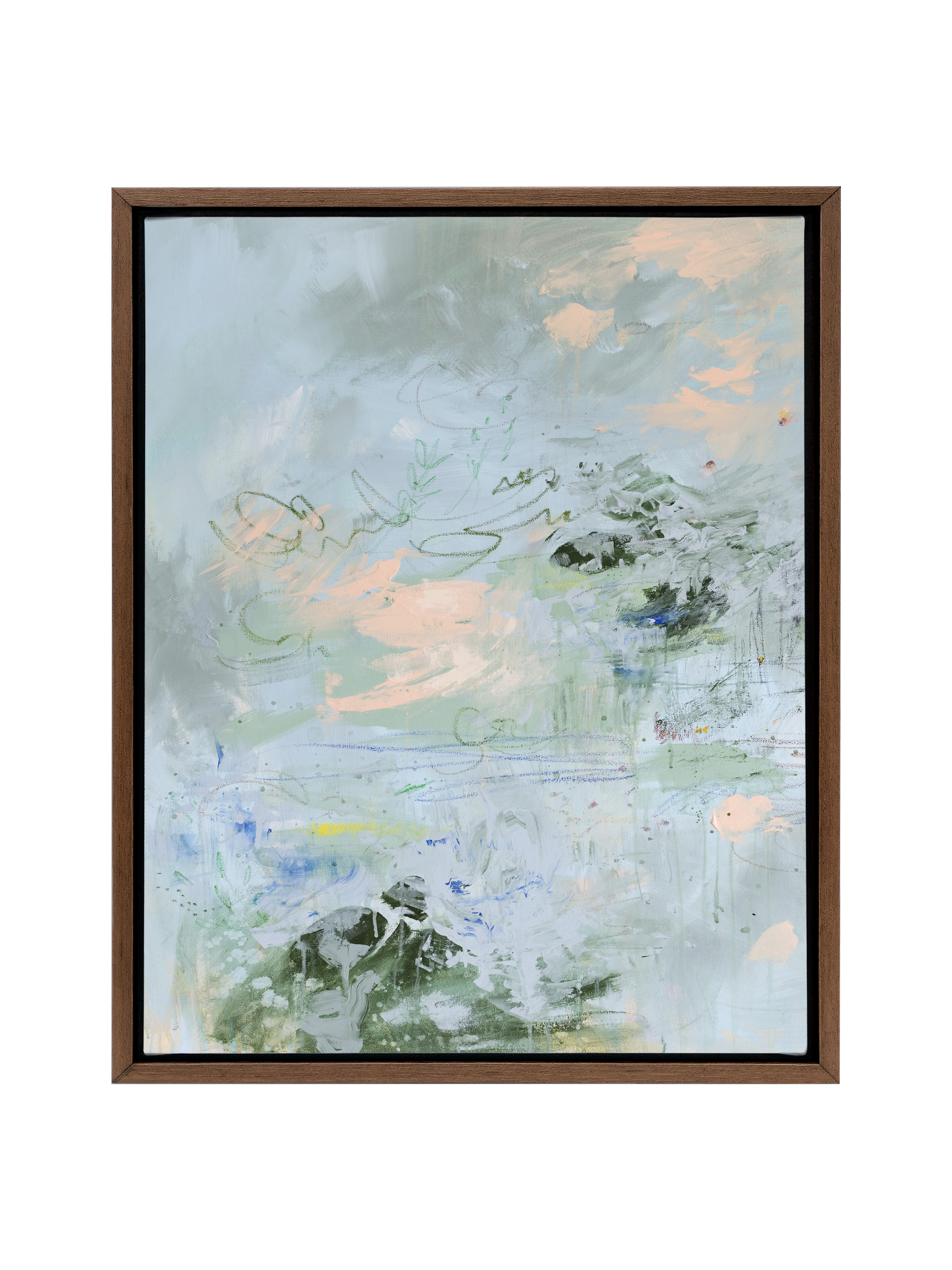 Petals Under Water No. 1 | Canvas