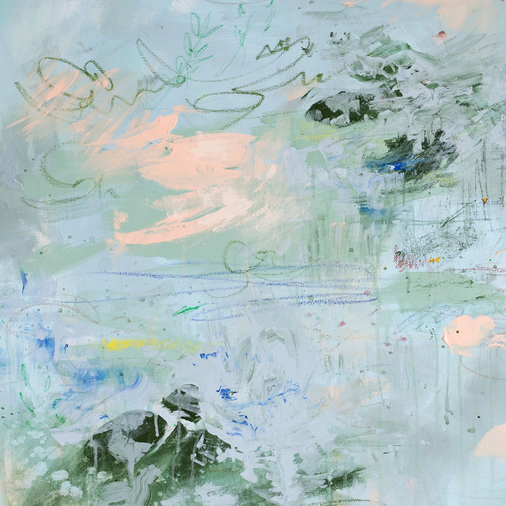 Petals Under Water No. 1 | Canvas