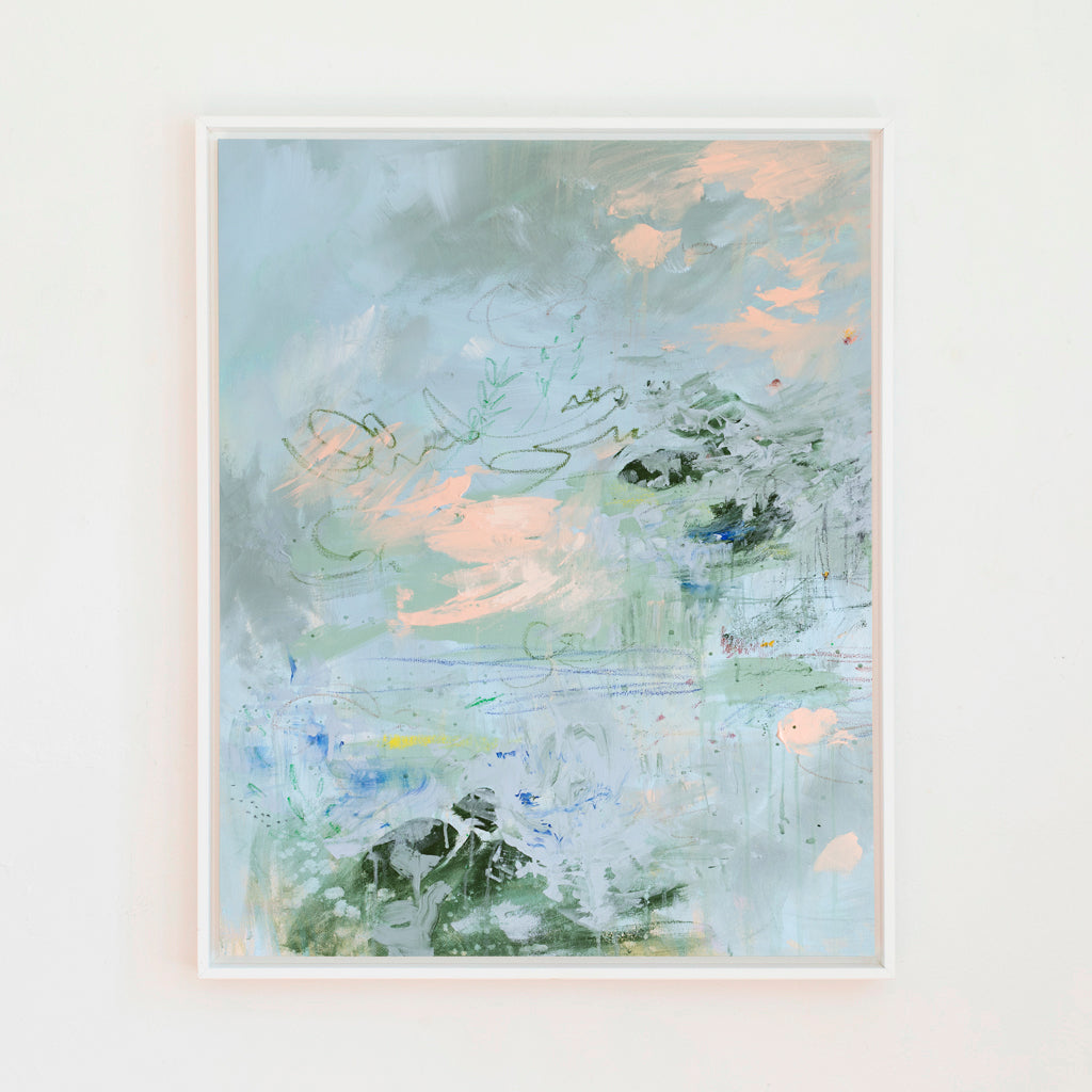 Petals Under Water No. 1 | Canvas