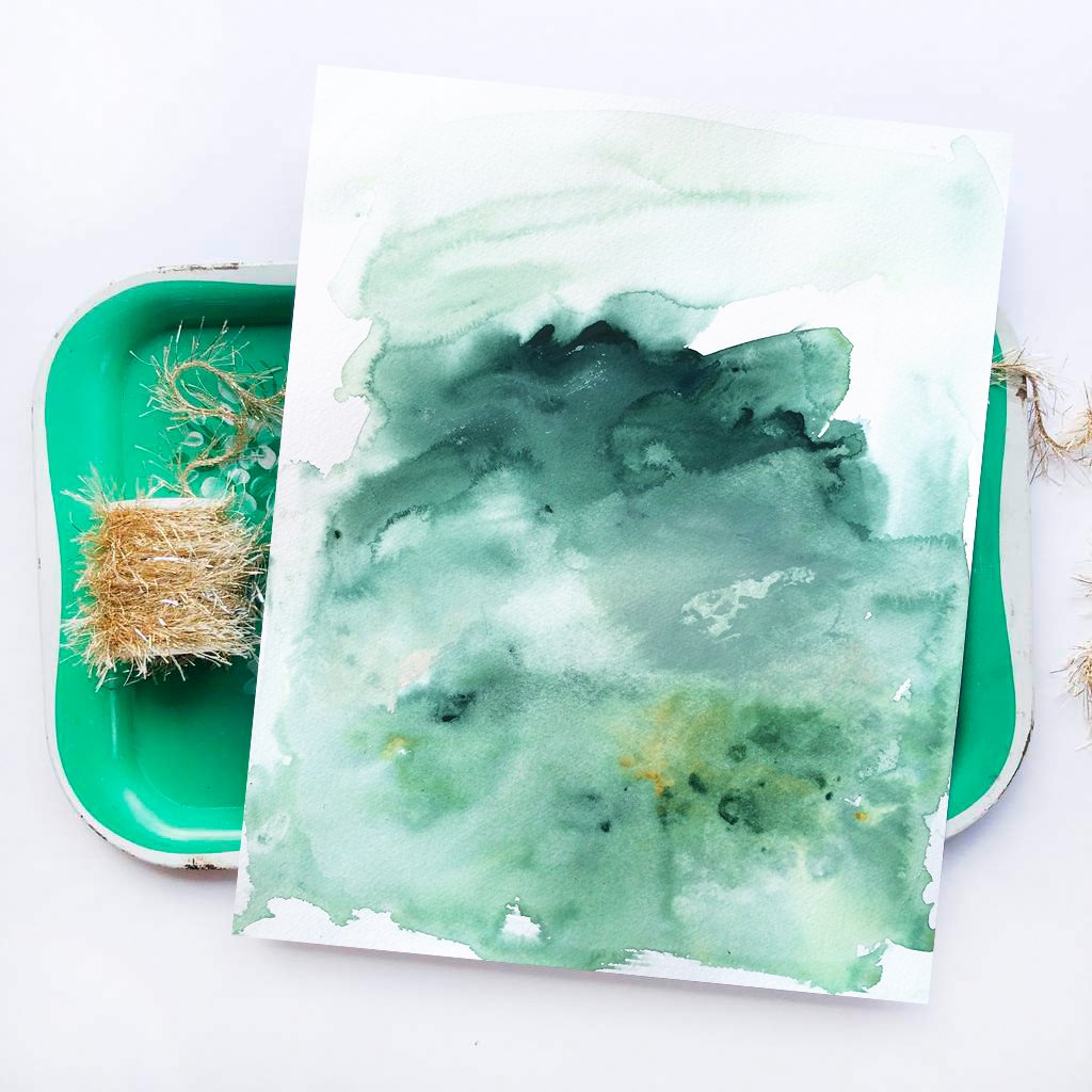 Pine on Snow Canvas Wall Art