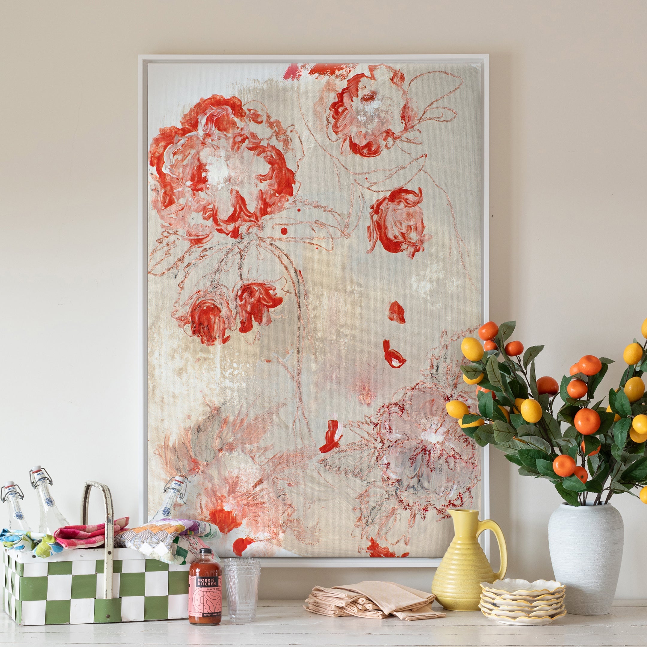 Poppies on Clay | Canvas