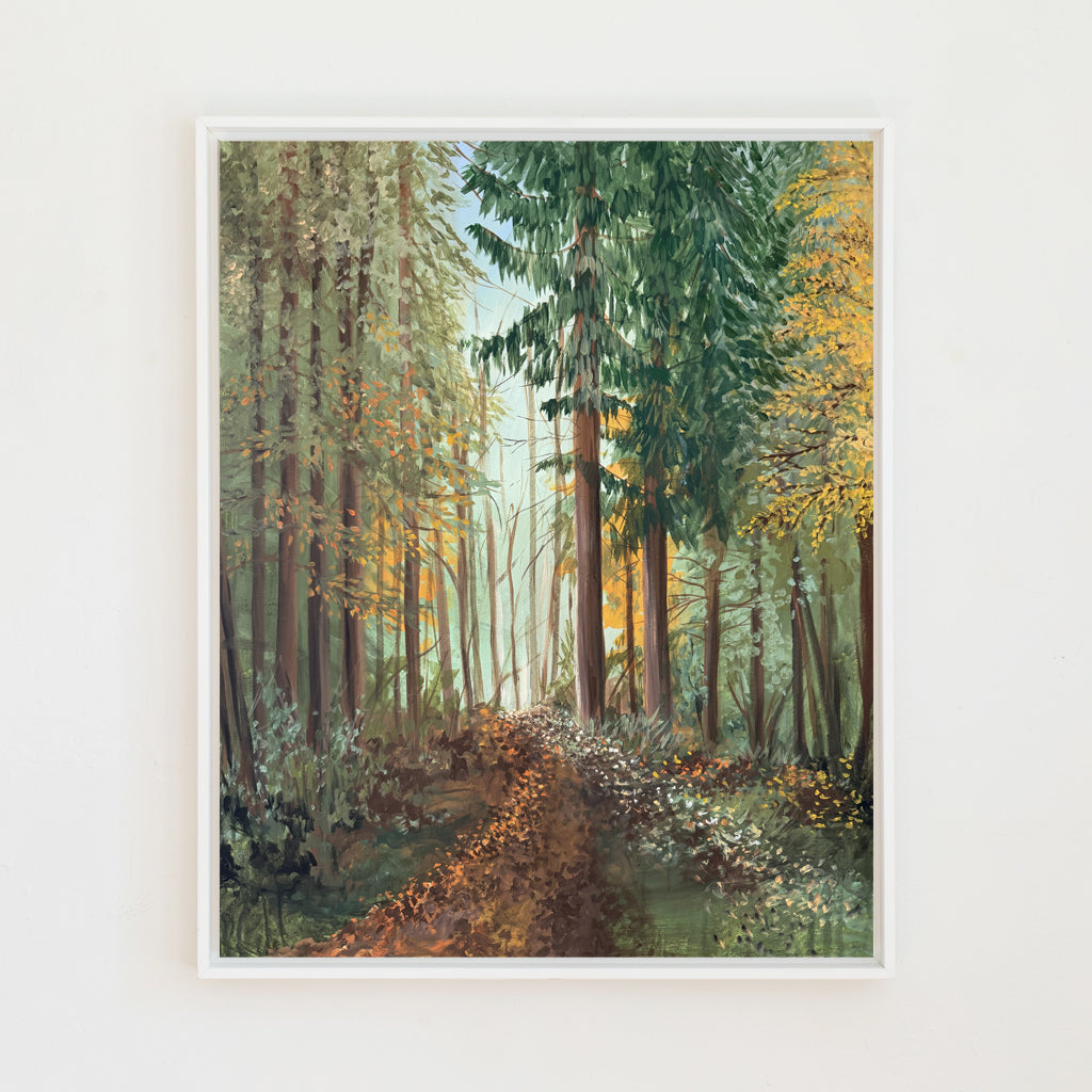 A Quiet Path Canvas Wall Art