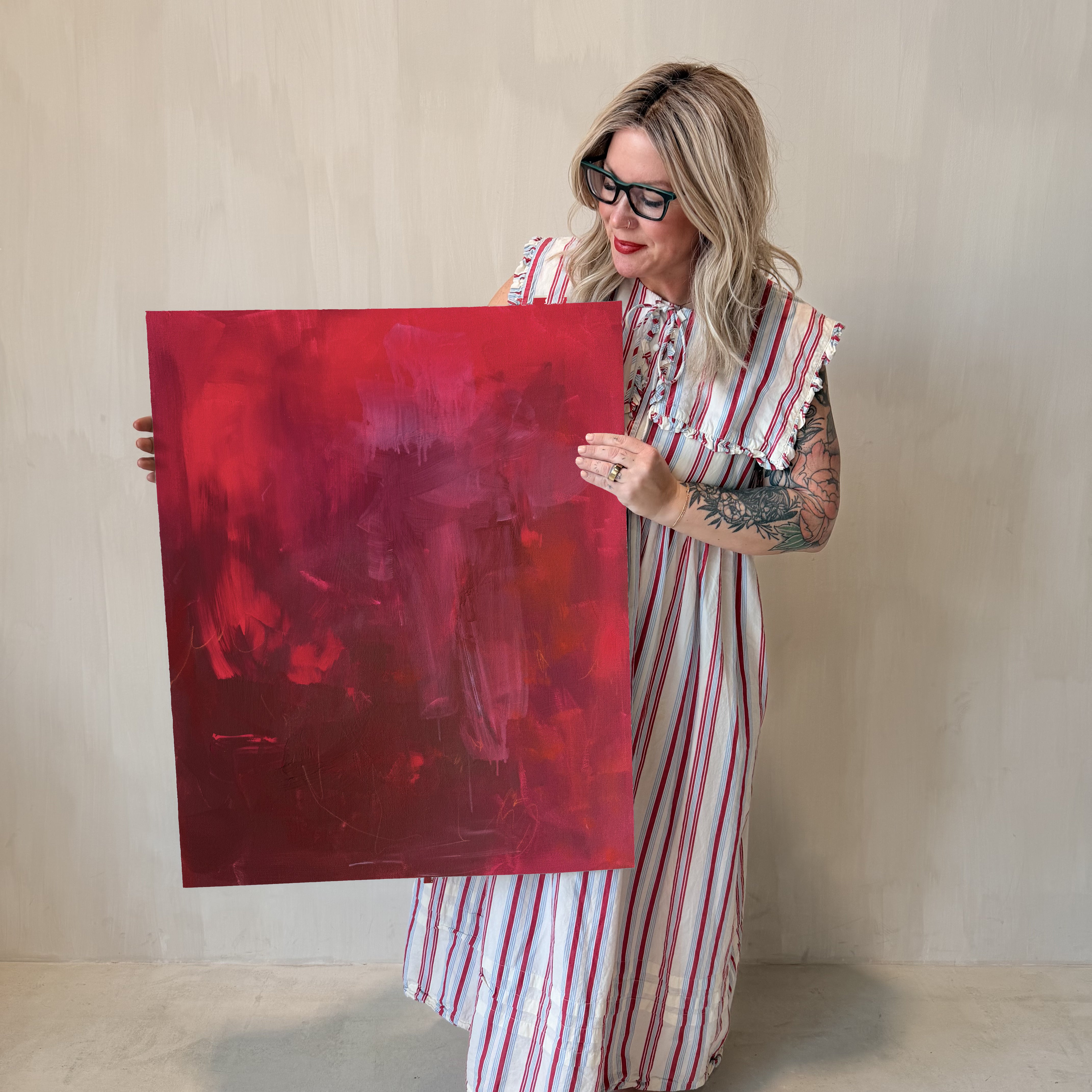 Red Luxe Art Print