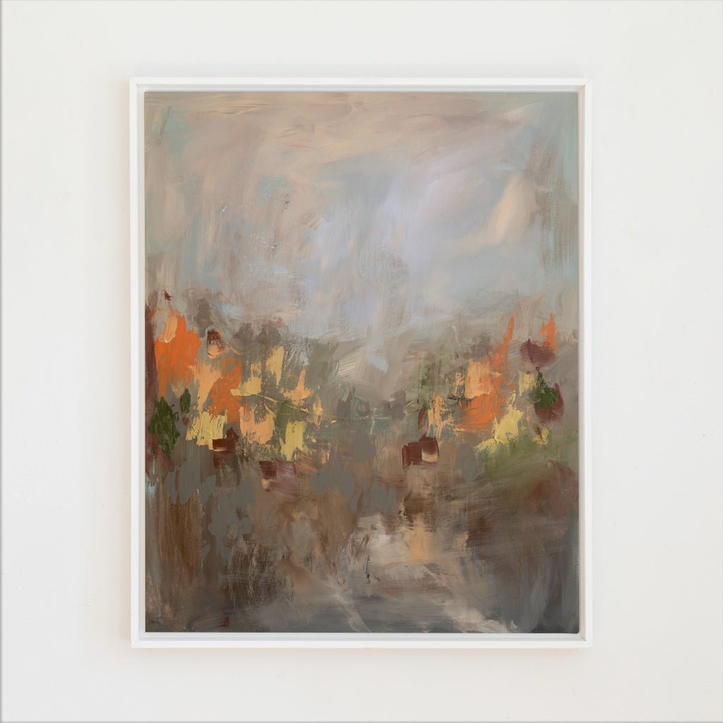 Rustling Embers Canvas Wall Art