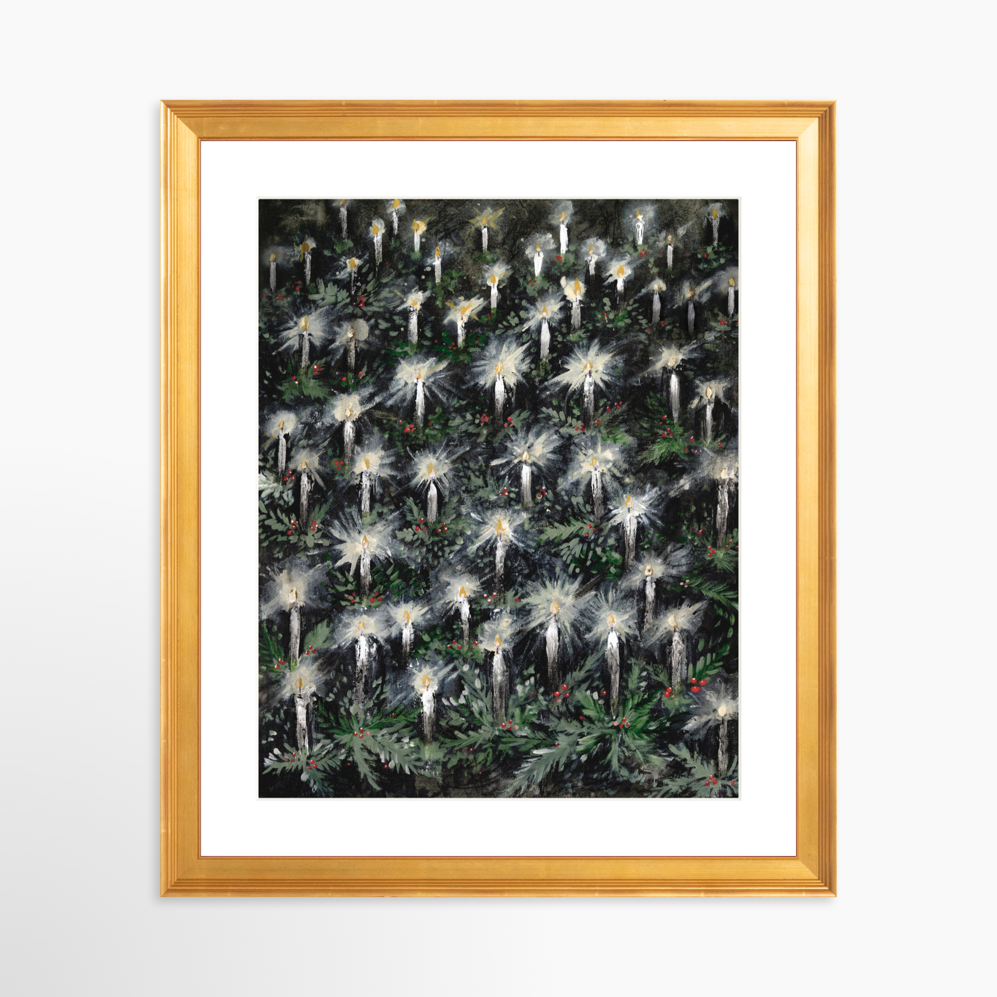 24x30 / Certificate Gold Frame + White Mat
