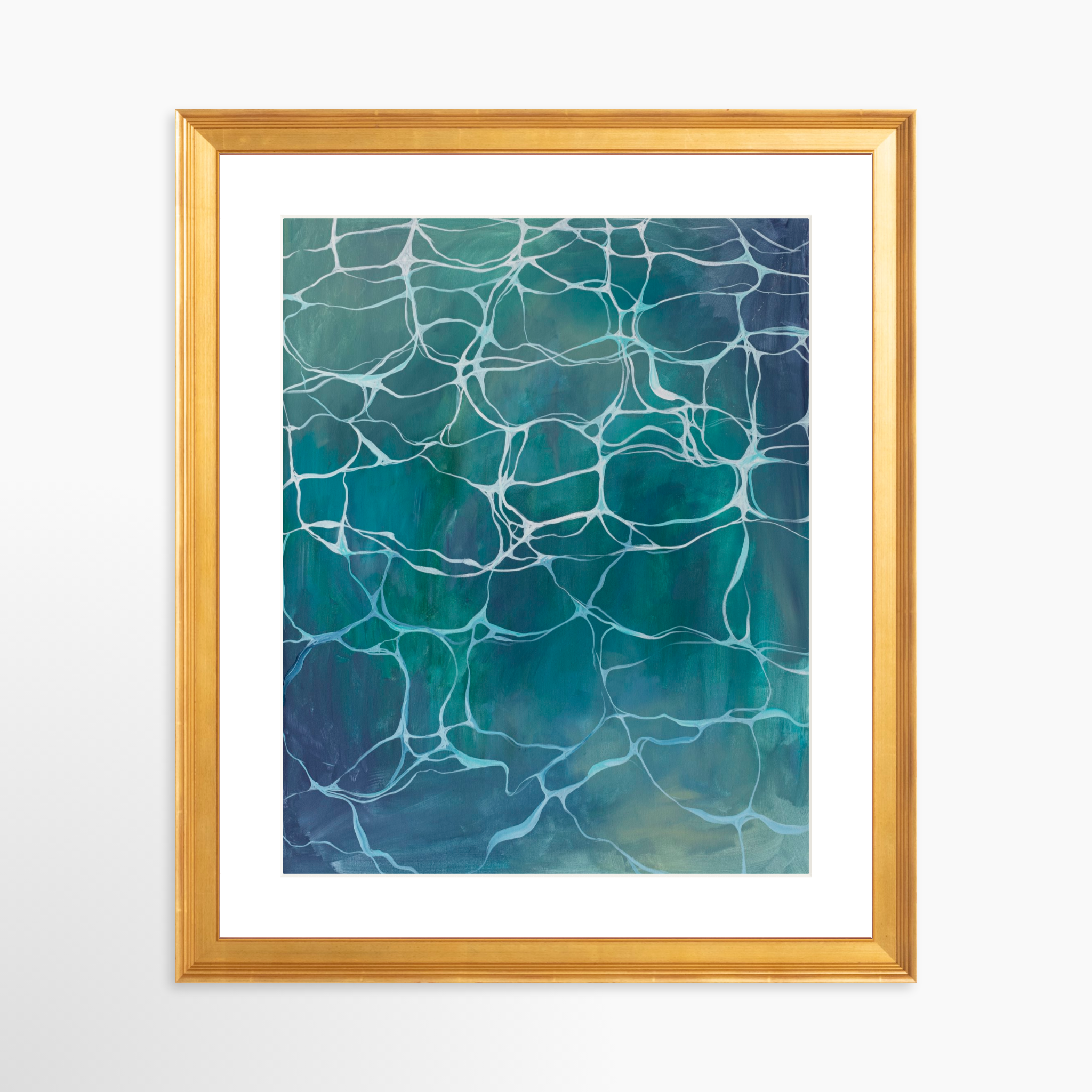 24x30 / Certificate Gold Frame + White Mat
