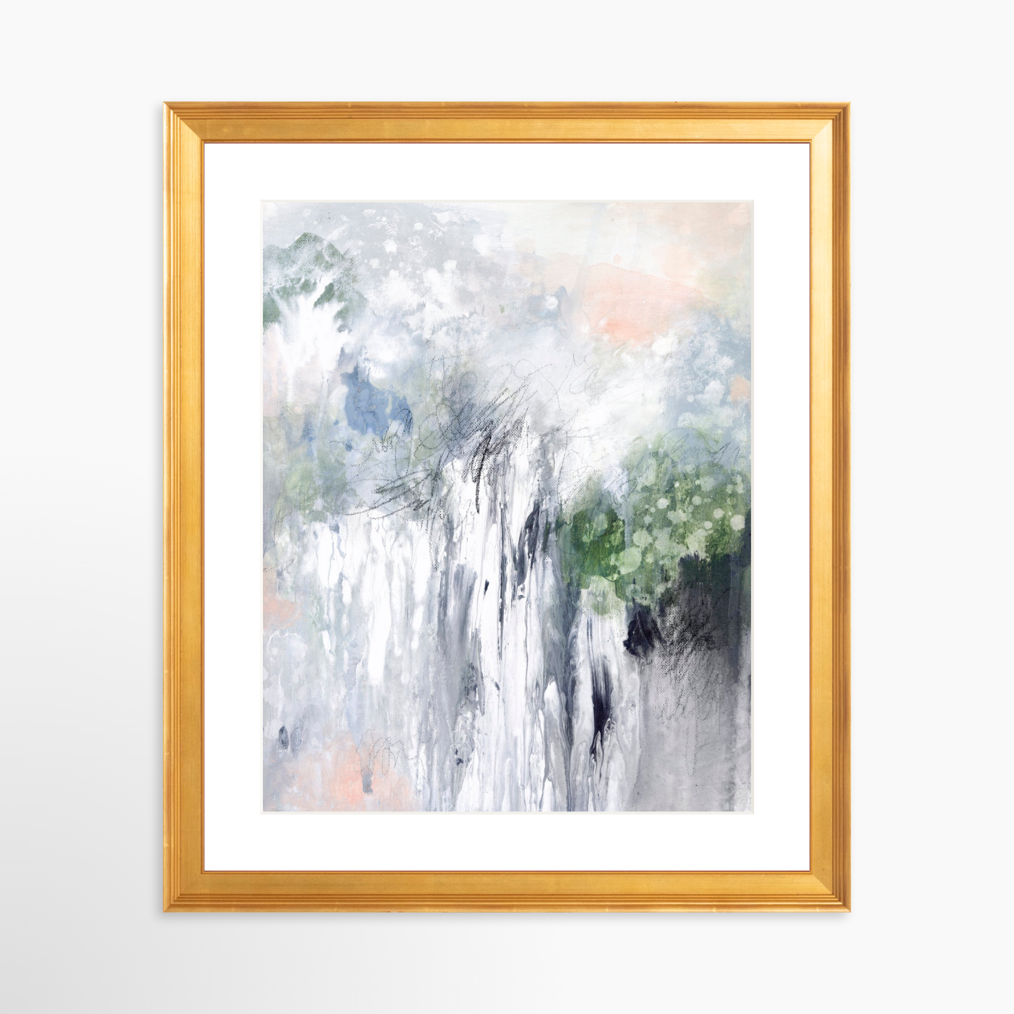 24x30 / Certificate Gold Frame + White Mat