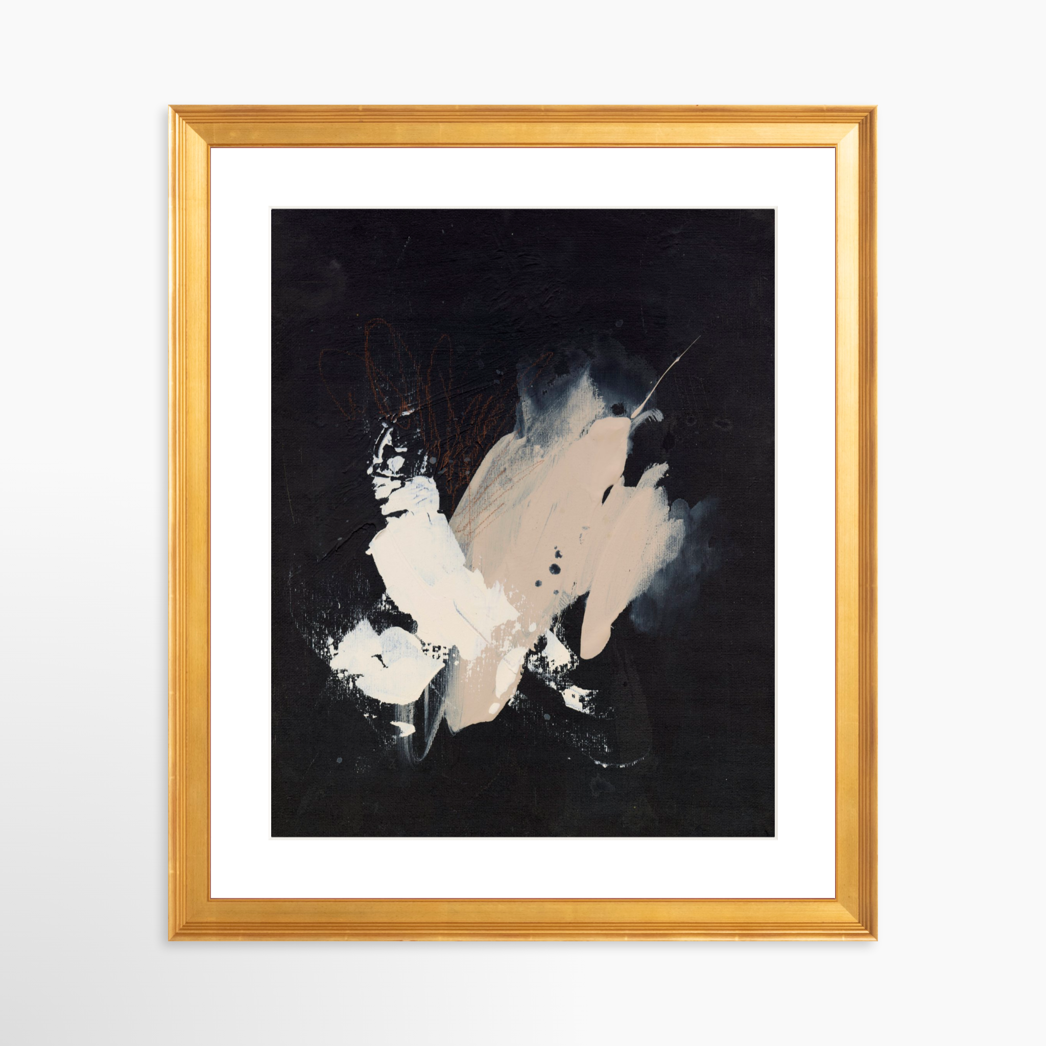 24x30 / Certificate Gold Frame + White Mat