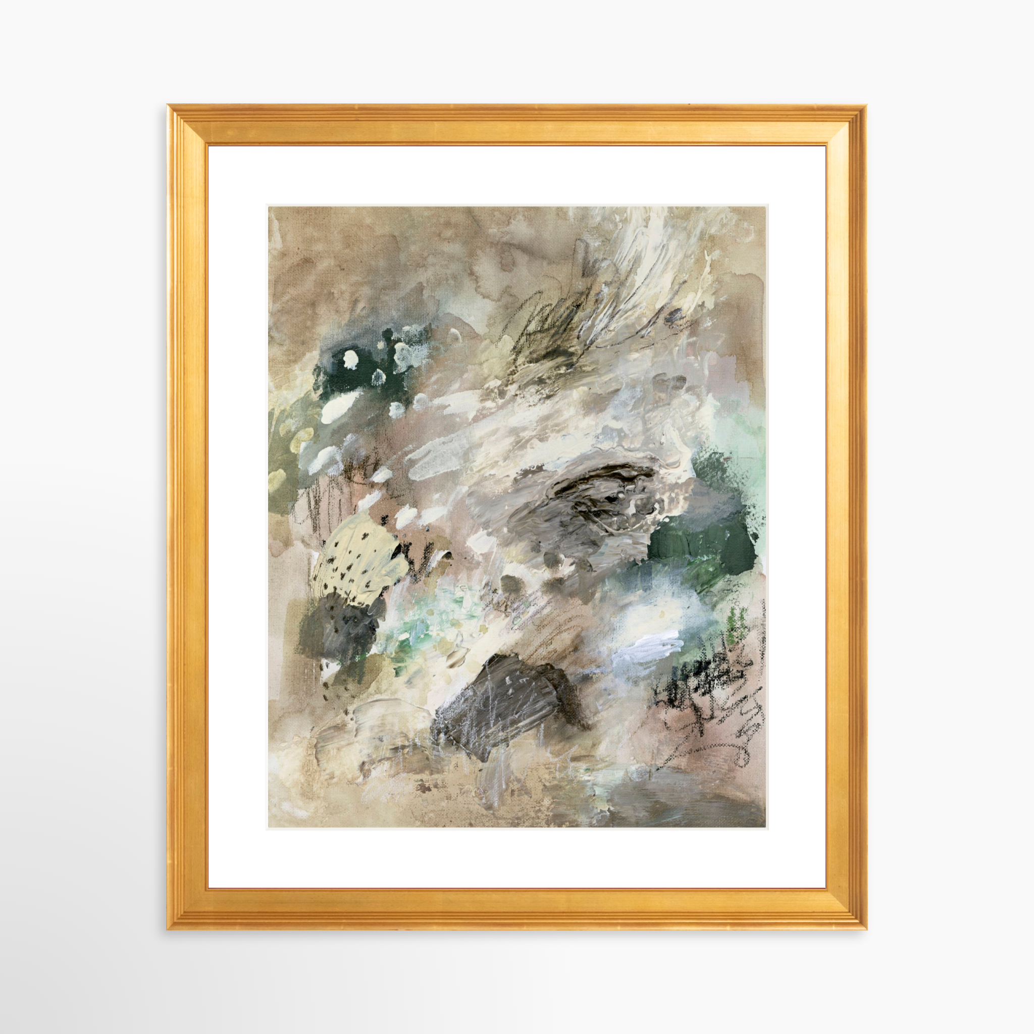 24x30 / Certificate Gold Frame + White Mat