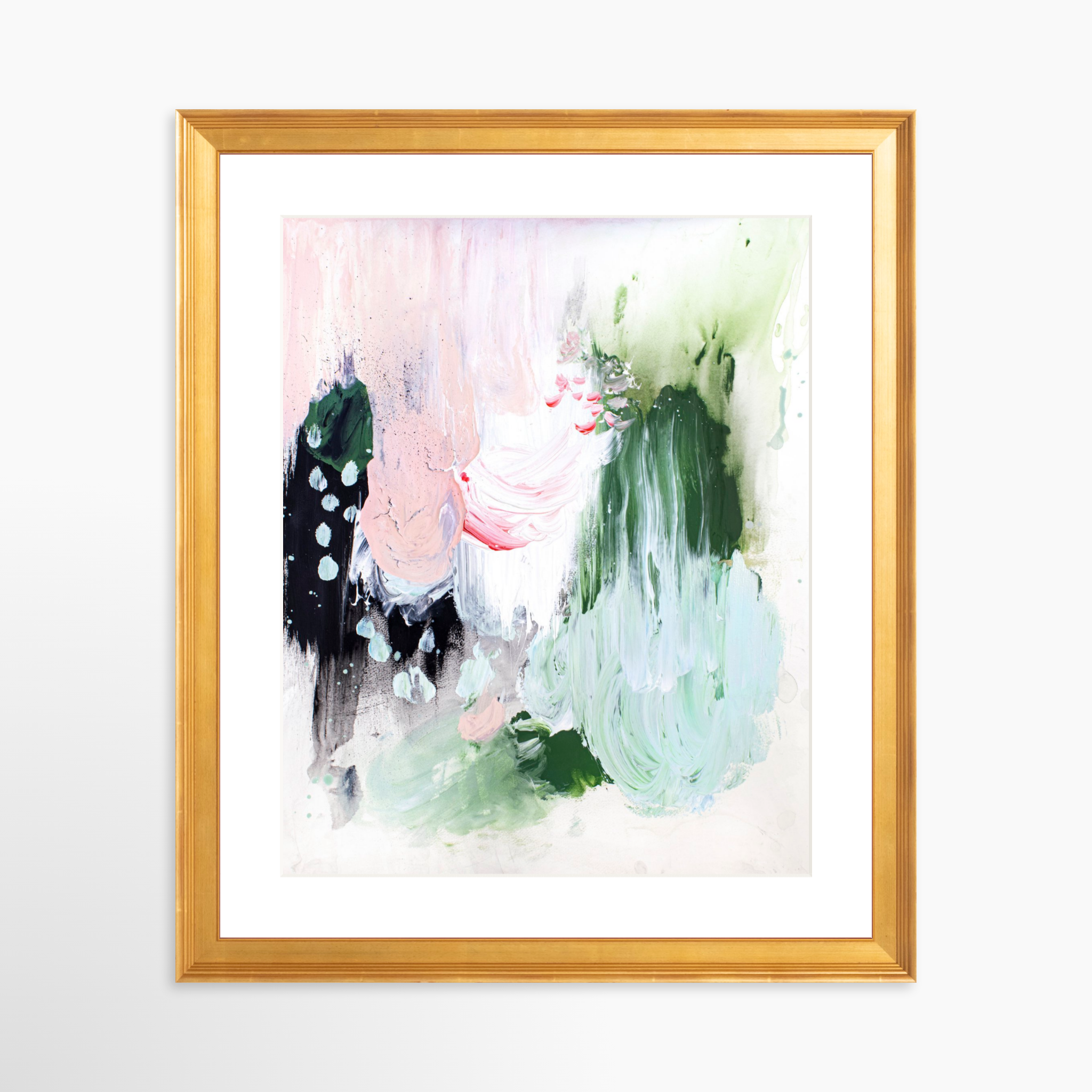 24x30 / Certificate Gold Frame + White Mat