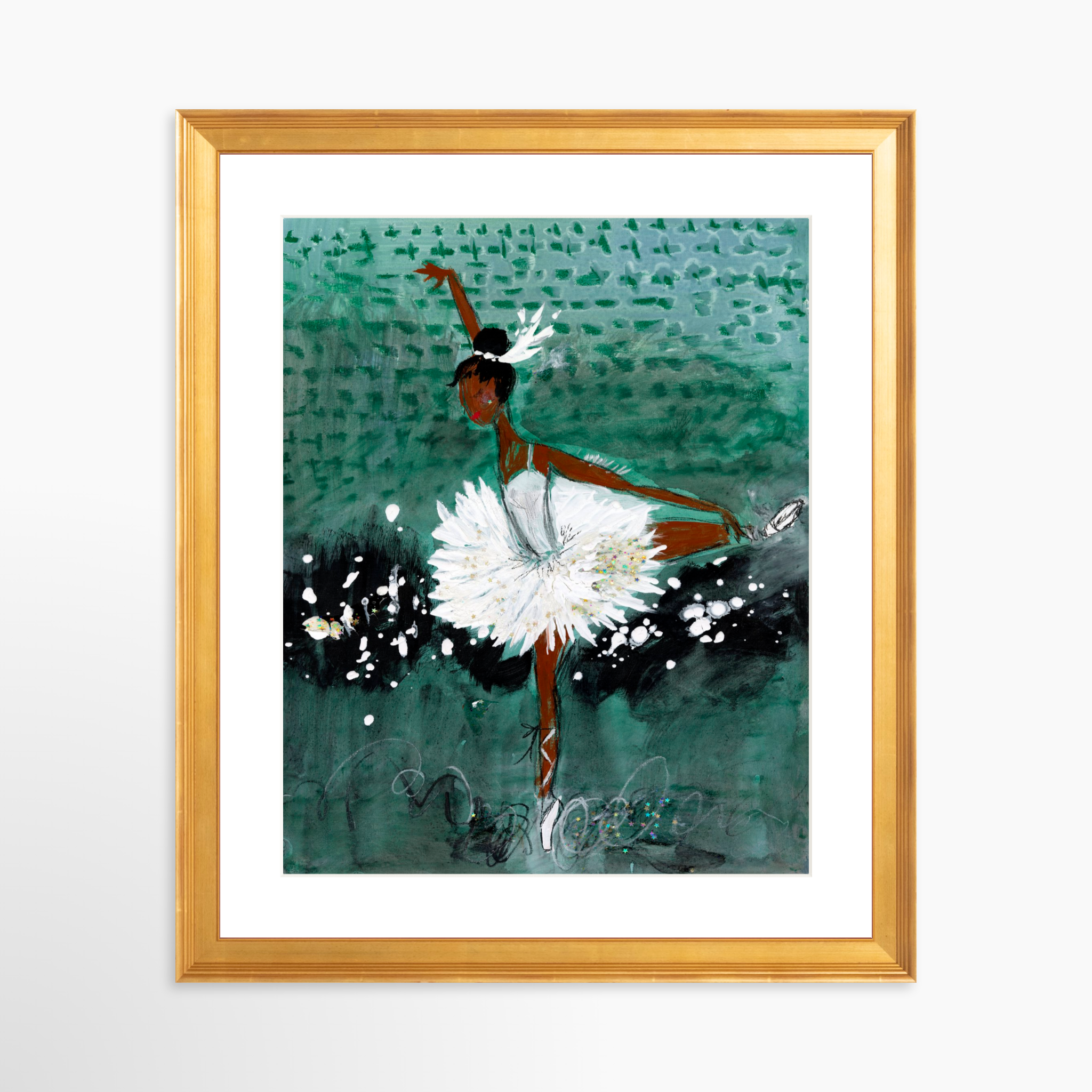 24x30 / Certificate Gold Frame + White Mat