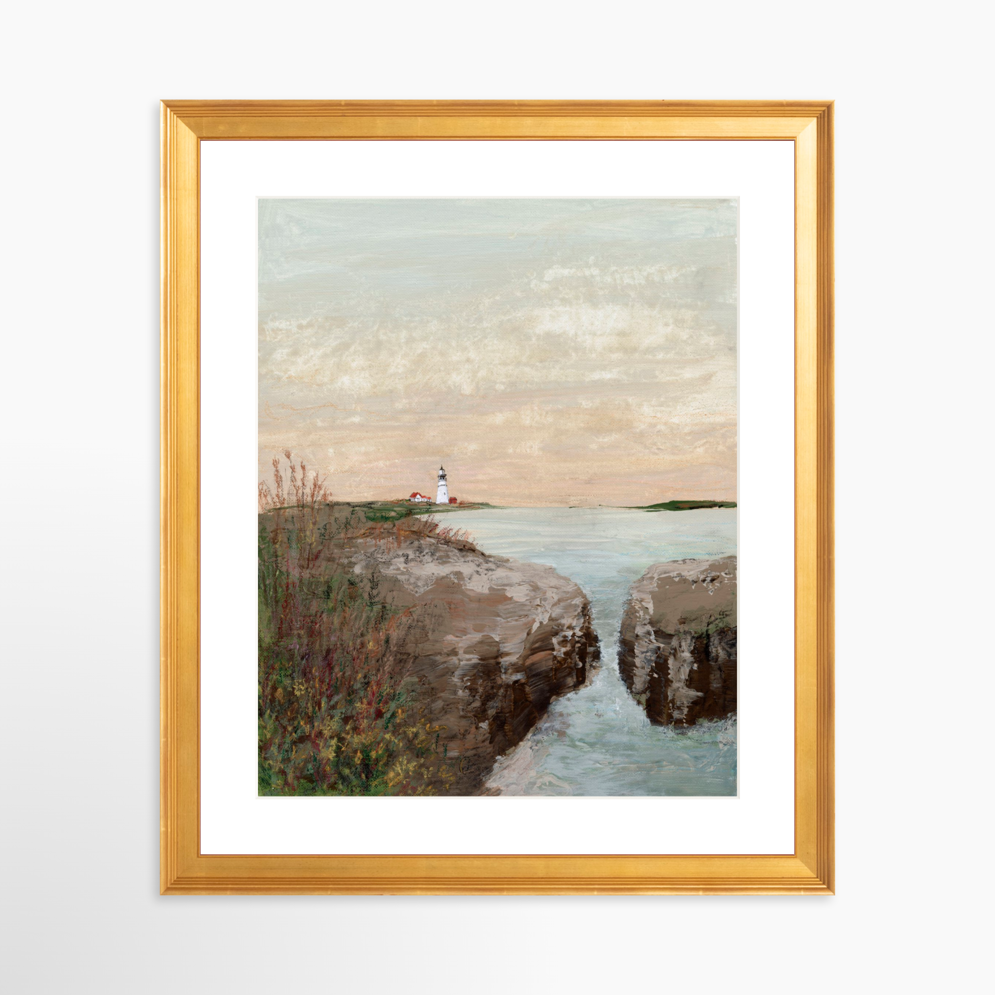 24x30 / Certificate Gold Frame + White Mat
