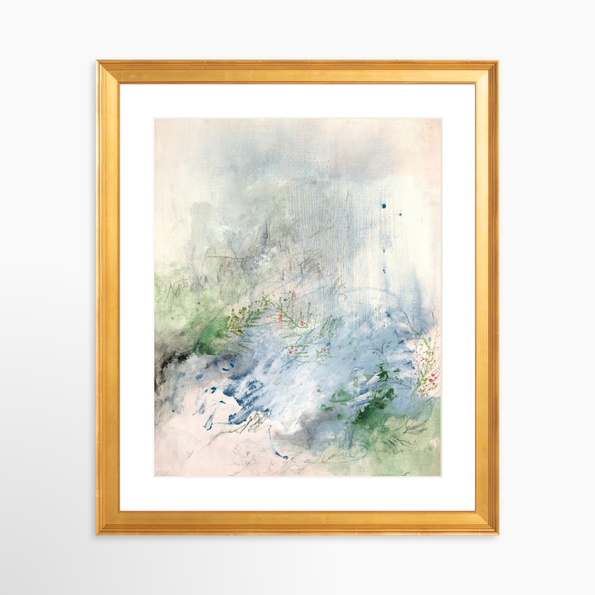 24x30 / Certificate Gold Frame + White Mat