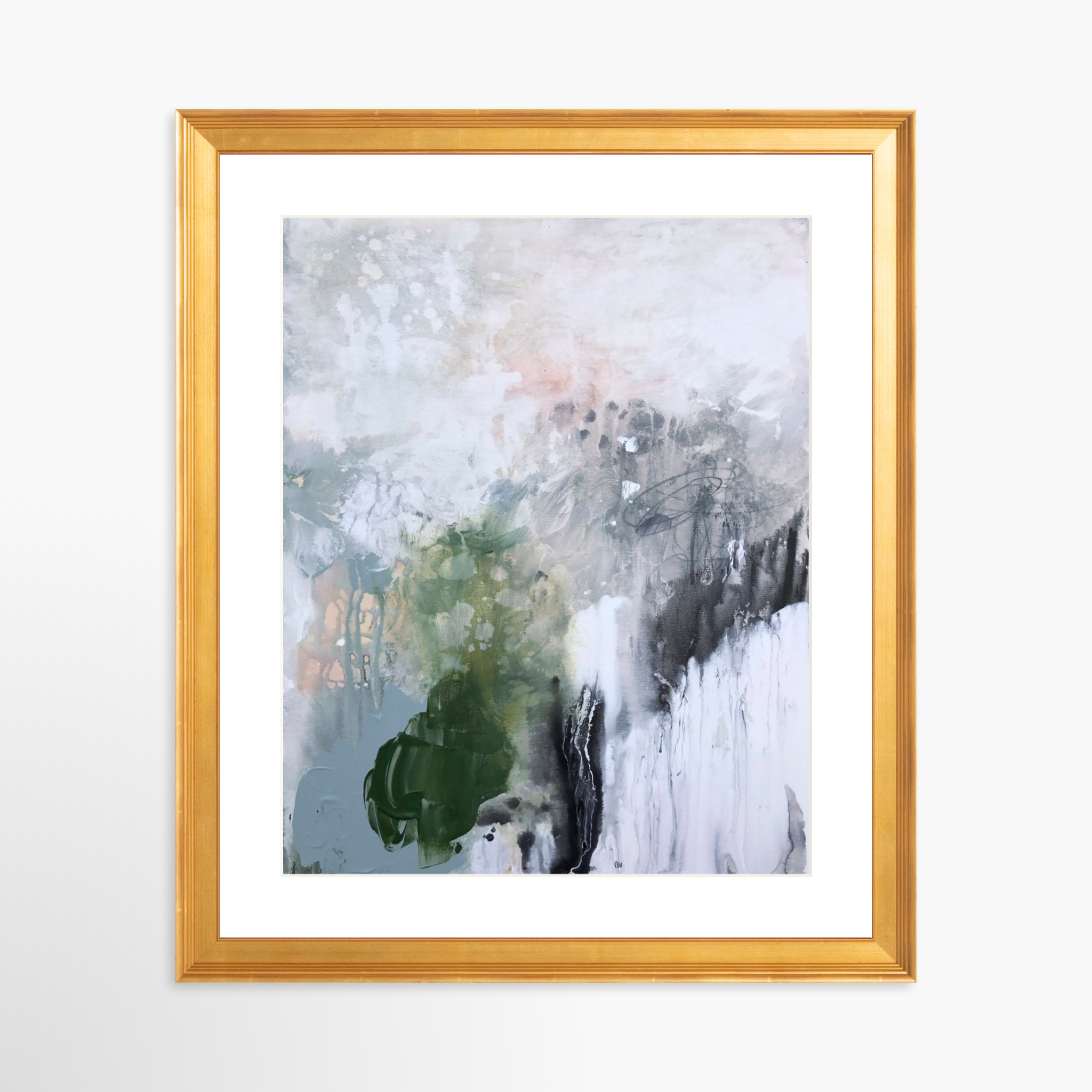 24x30 / Certificate Gold Frame + White Mat