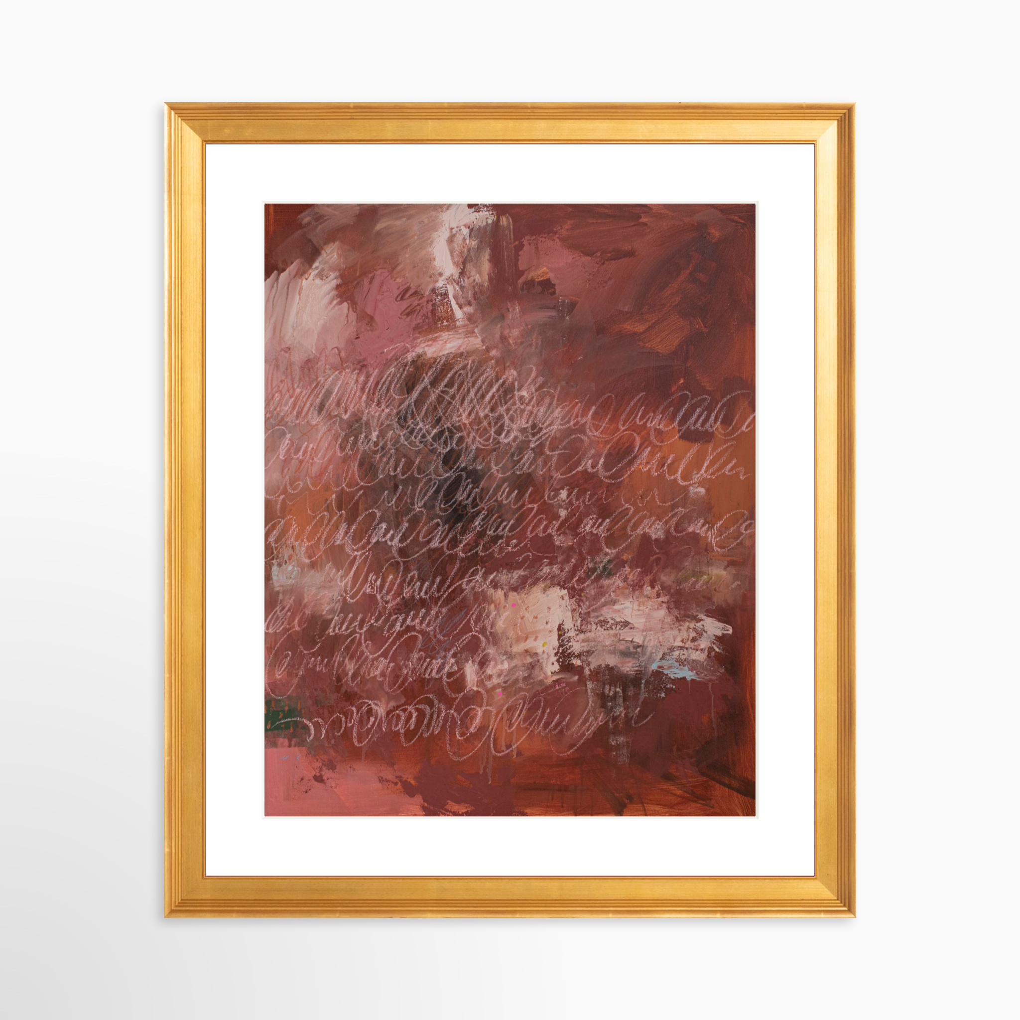 24x30 / Certificate Gold Frame + White Mat