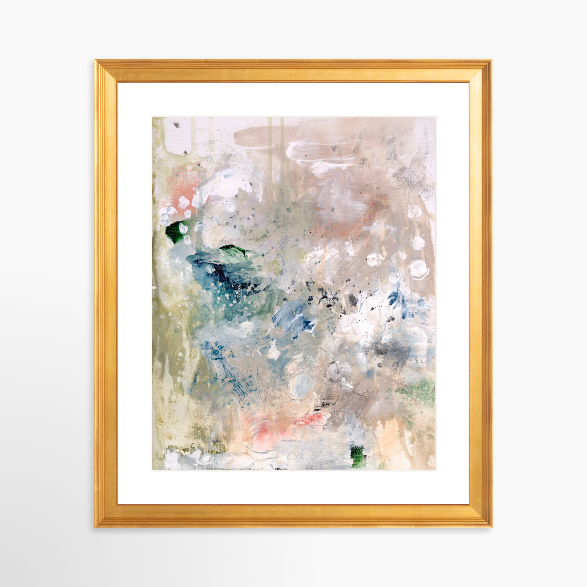 24x30 / Certificate Gold Frame + White Mat