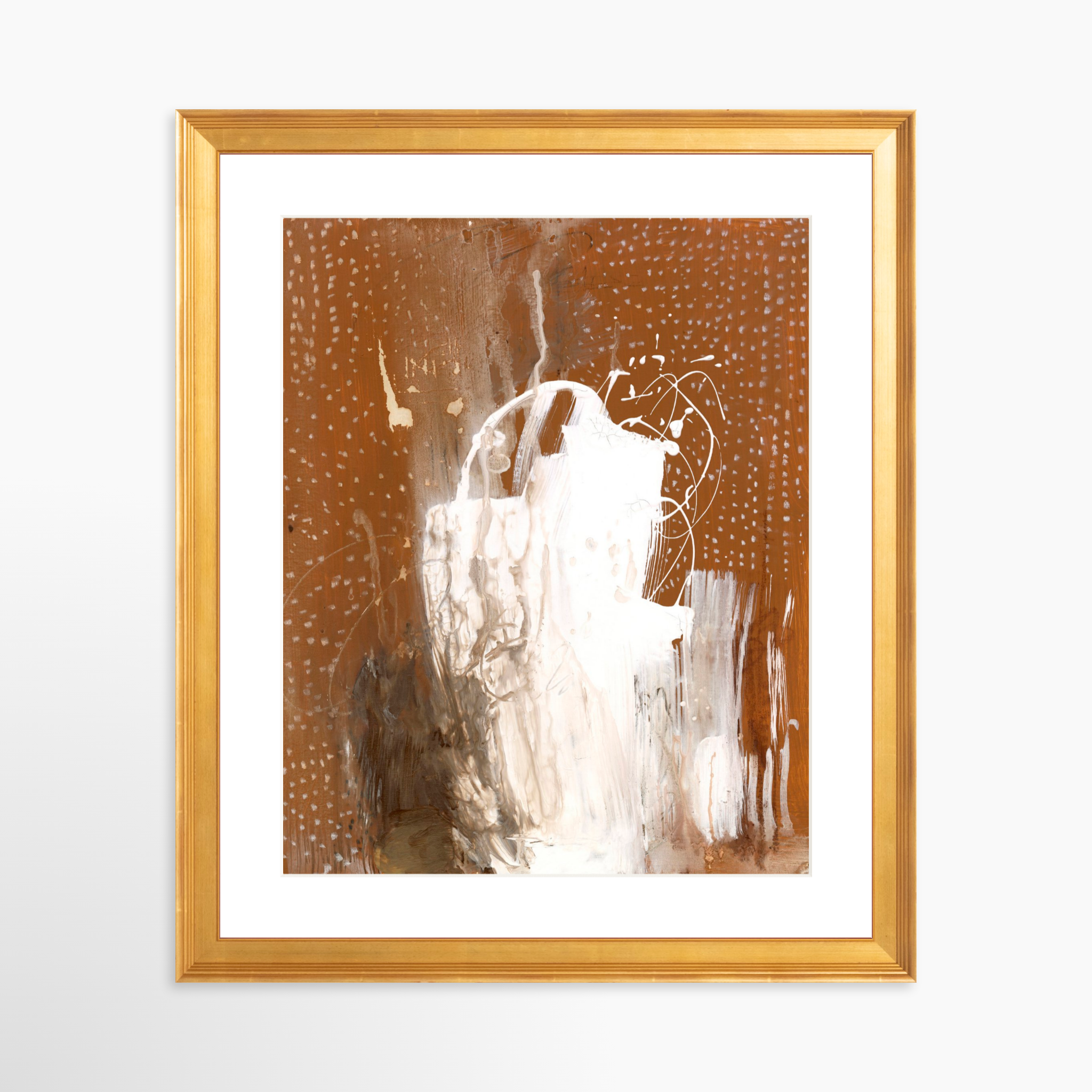 24x30 / Certificate Gold Frame + White Mat