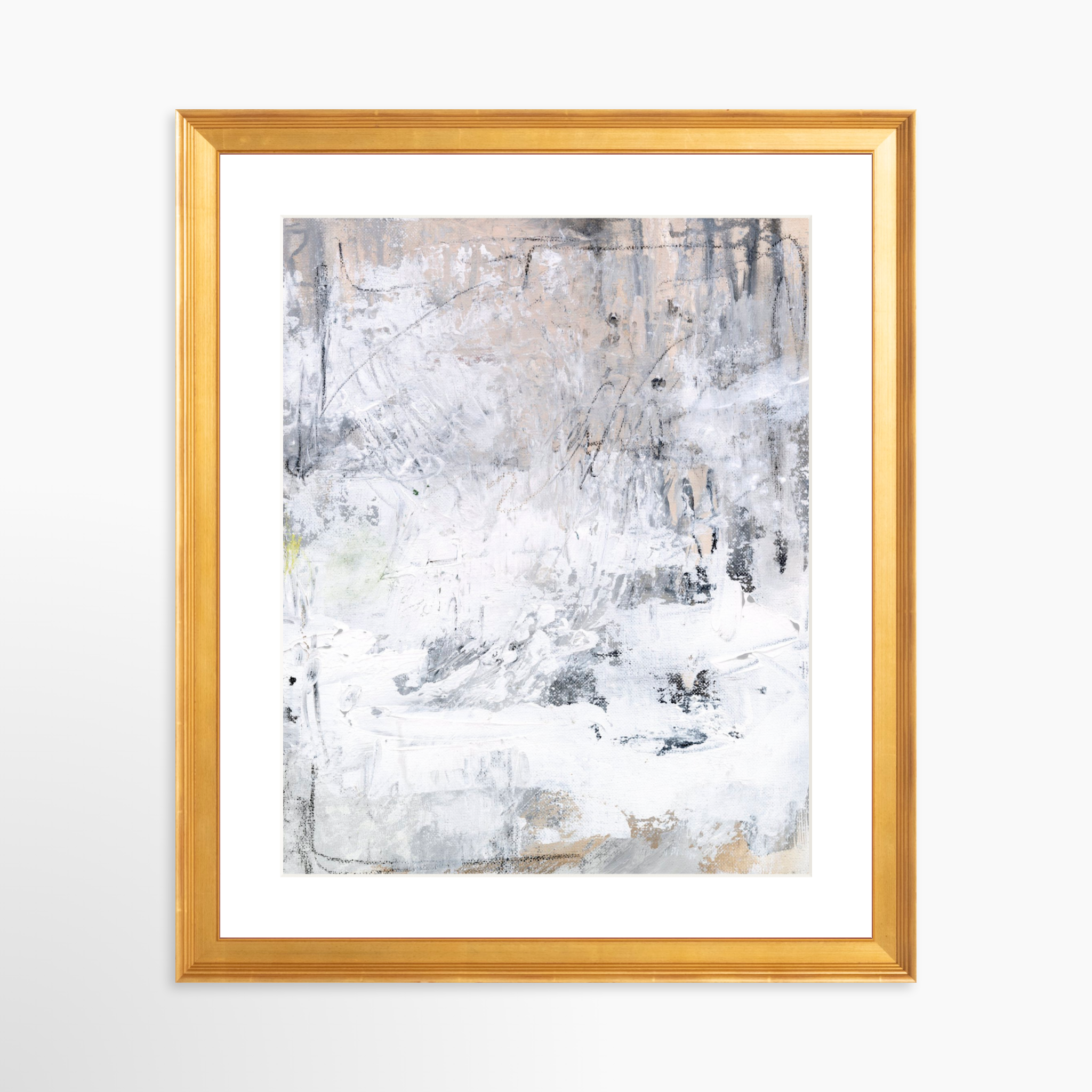 24x30 / Certificate Gold Frame + White Mat