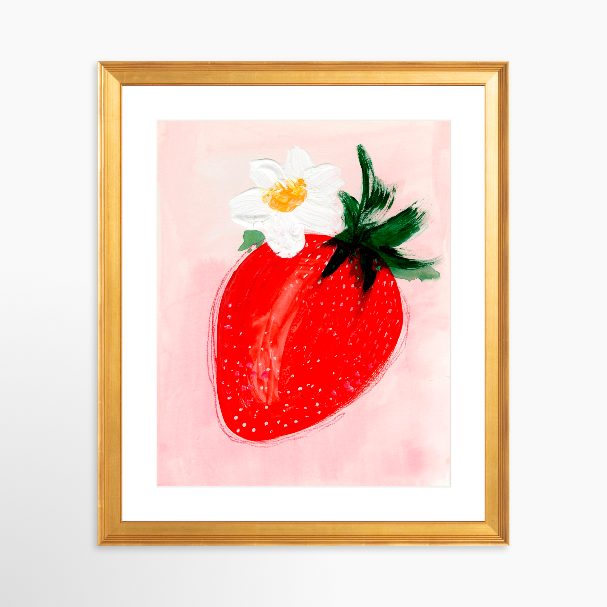 24x30 / Certificate Gold Frame + White Mat