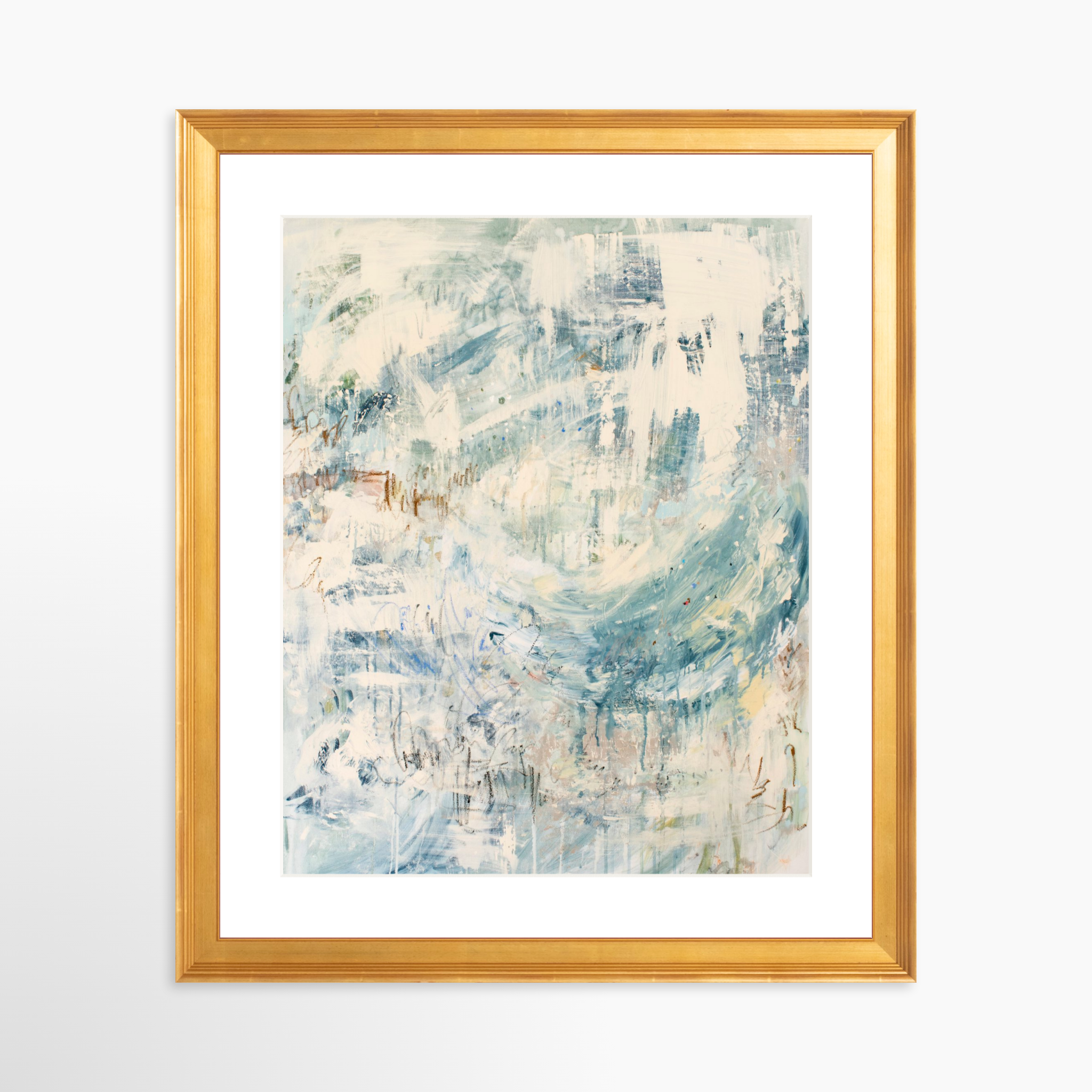 24x30 / Certificate Gold Frame + White Mat
