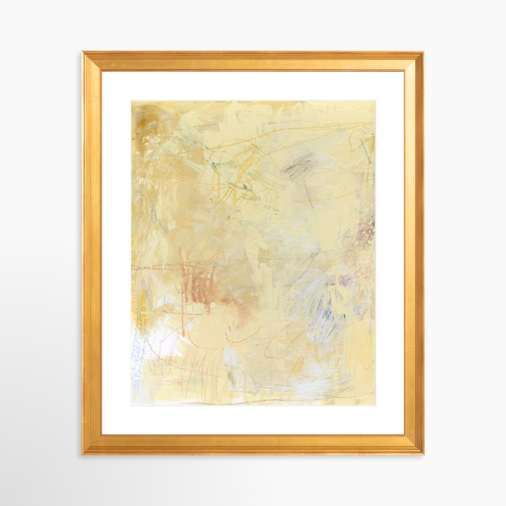 24x30 / Certificate Gold Frame + White Mat