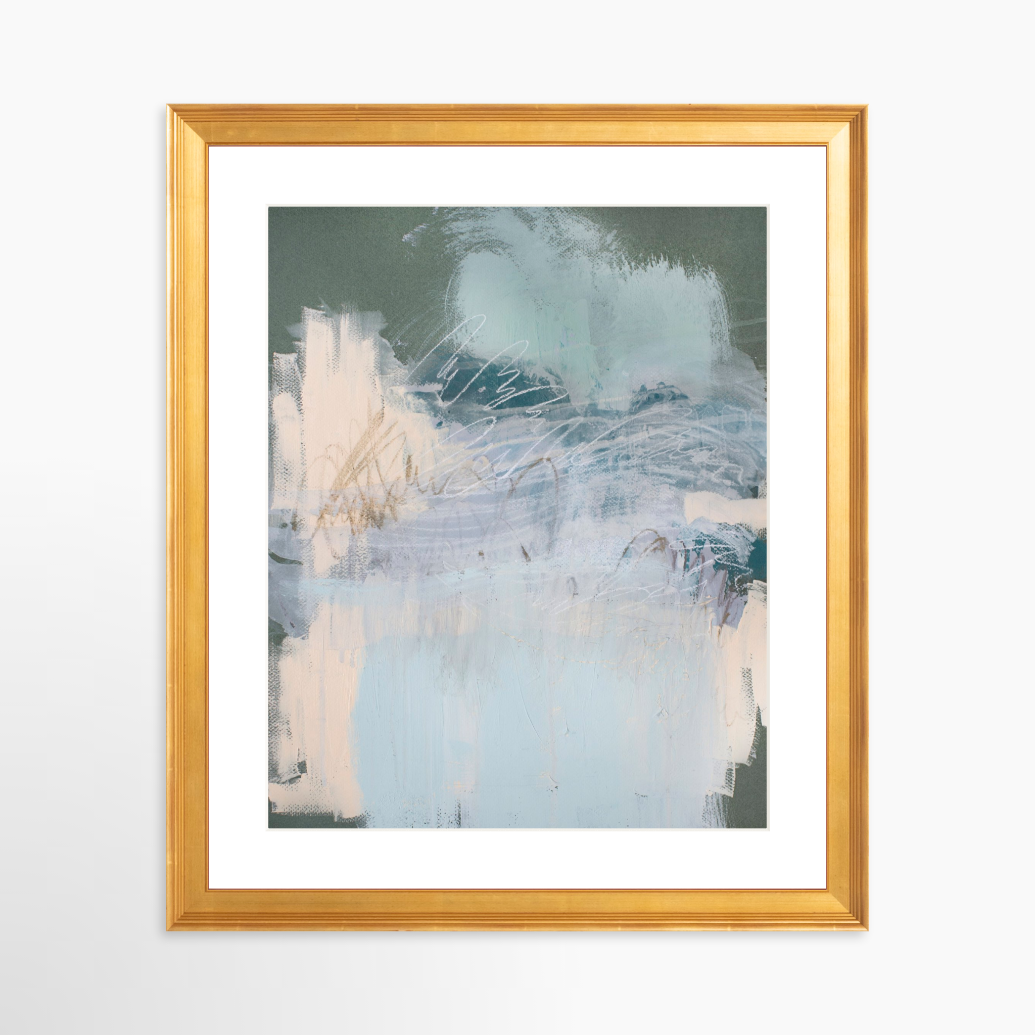 24x30 / Certificate Gold Frame + White Mat