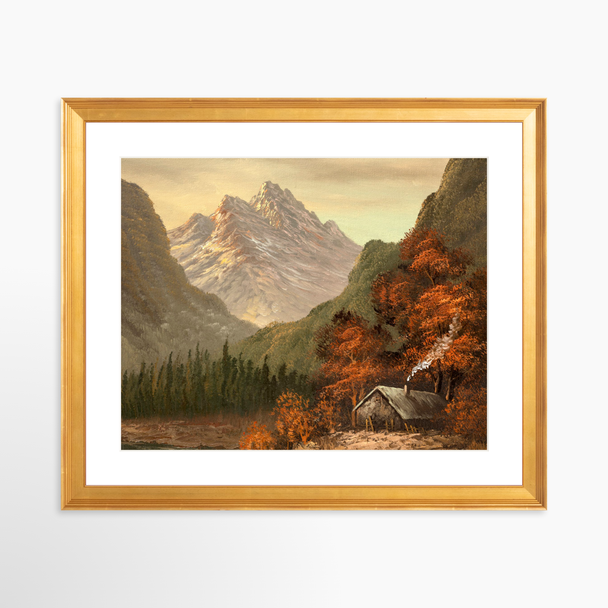 30x24 / Certificate Gold Frame + White Mat