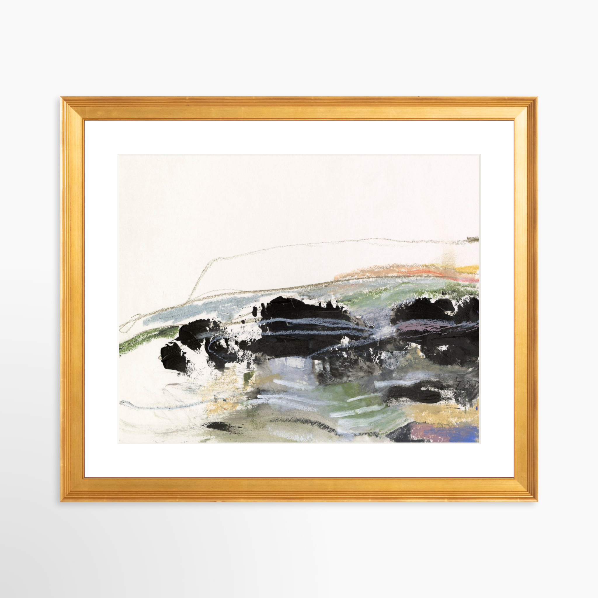 30x24 / Certificate Gold Frame + White Mat