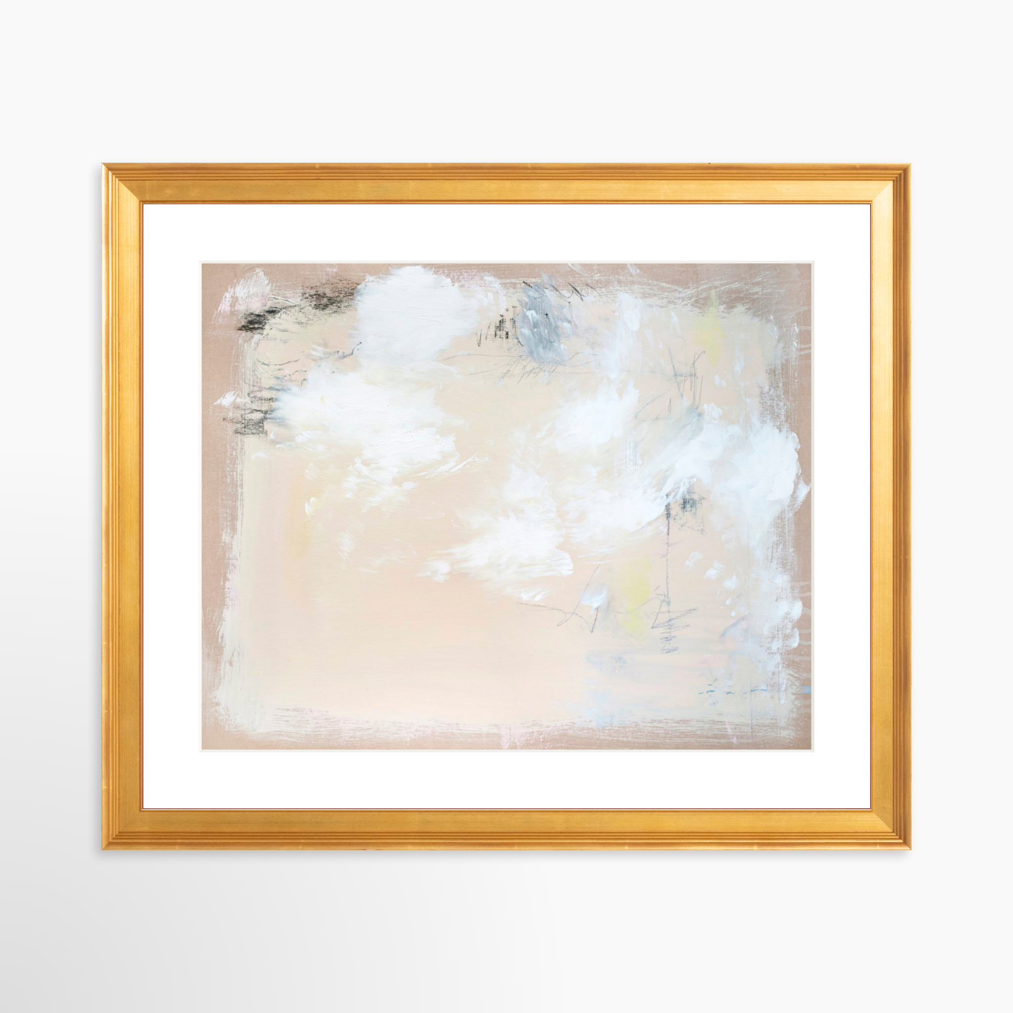 30x24 / Certificate Gold Frame + White Mat