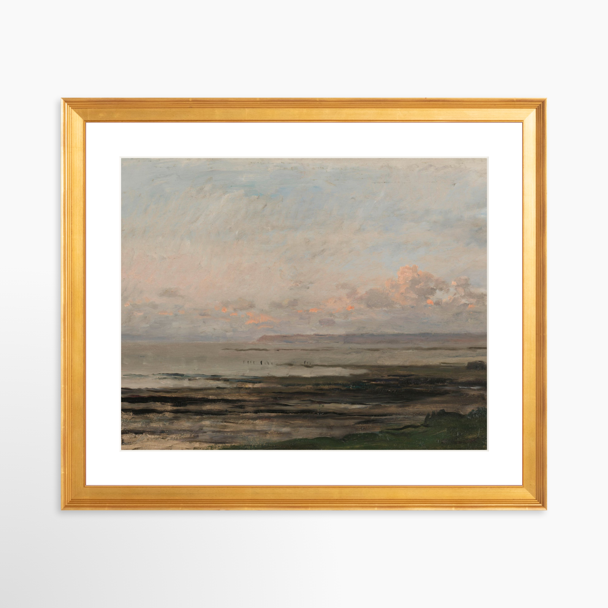 30x24 / Certificate Gold Frame + White Mat