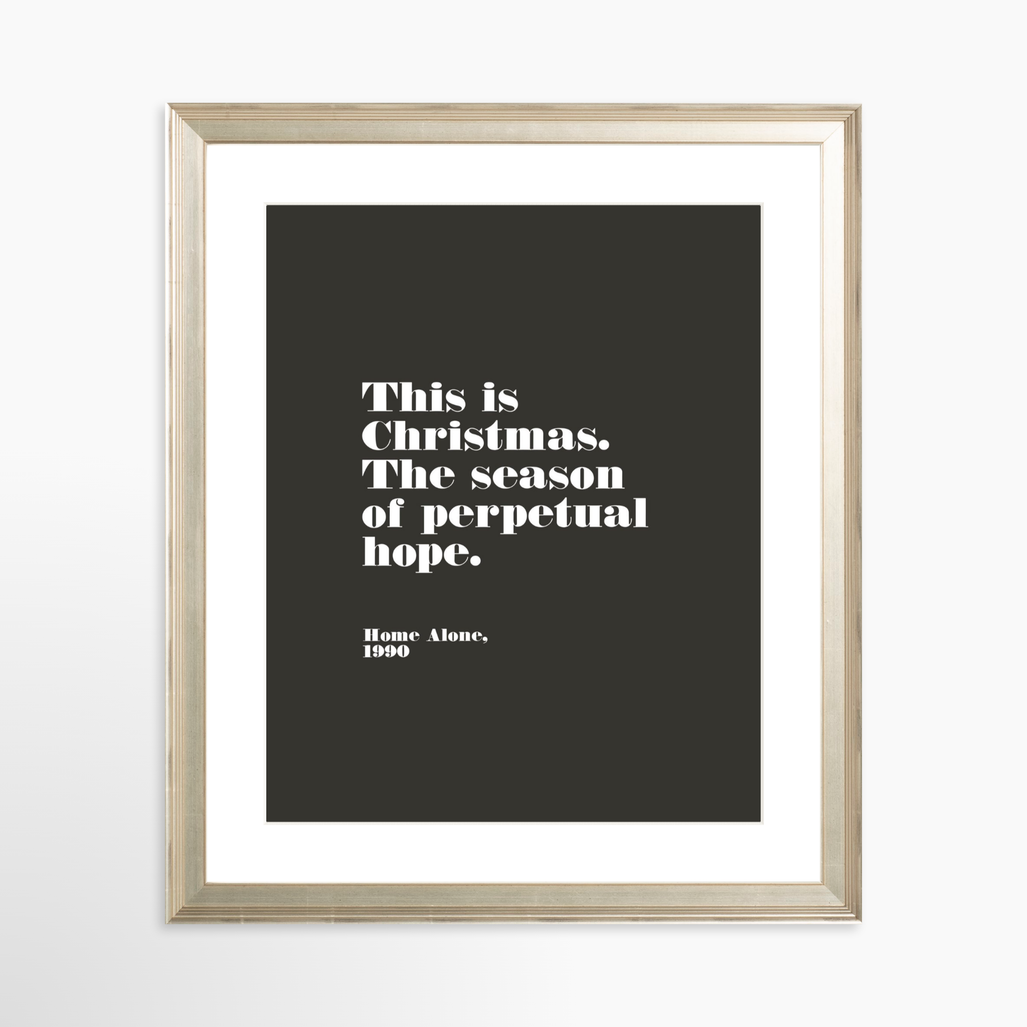 24x30 / Certificate Silver Frame + White Mat