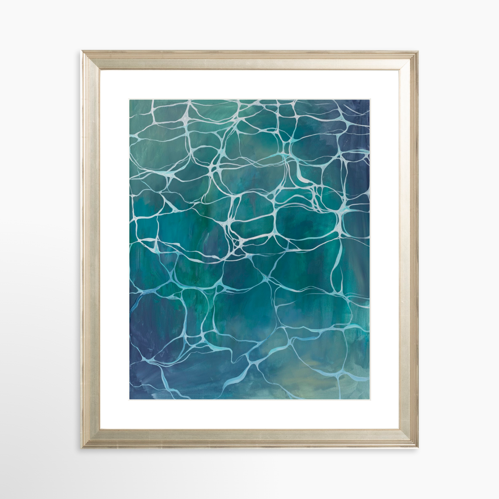 24x30 / Certificate Silver Frame + White Mat