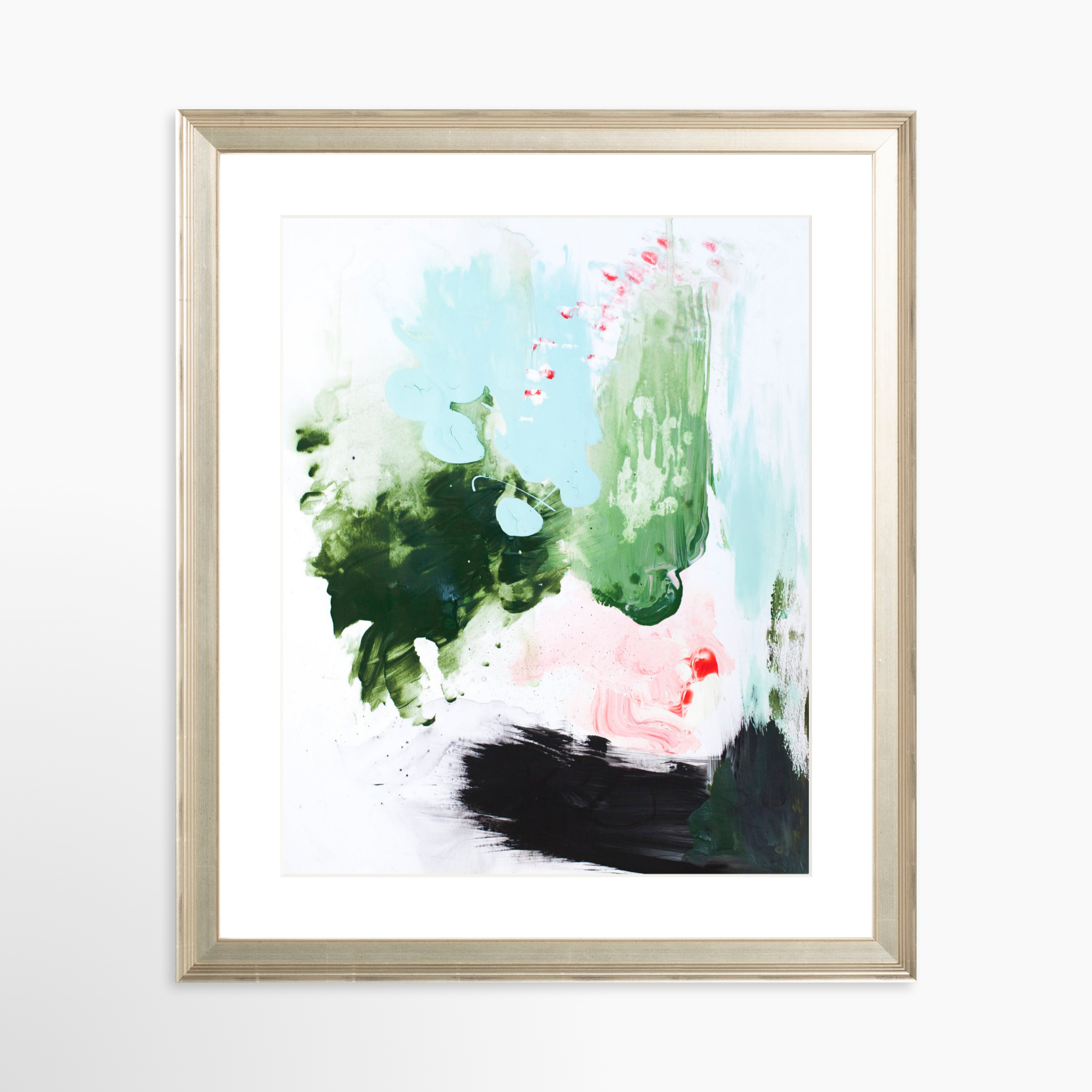 24x30 / Certificate Silver Frame + White Mat