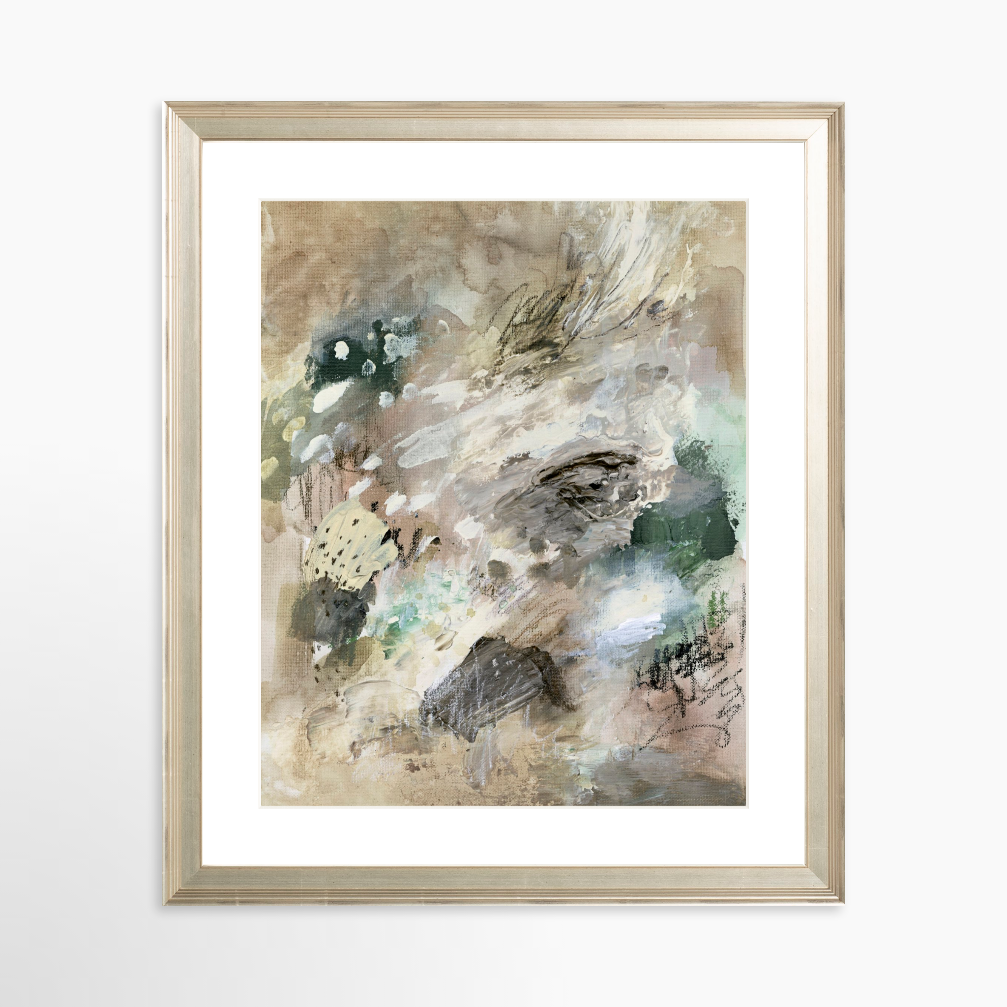 24x30 / Certificate Silver Frame + White Mat