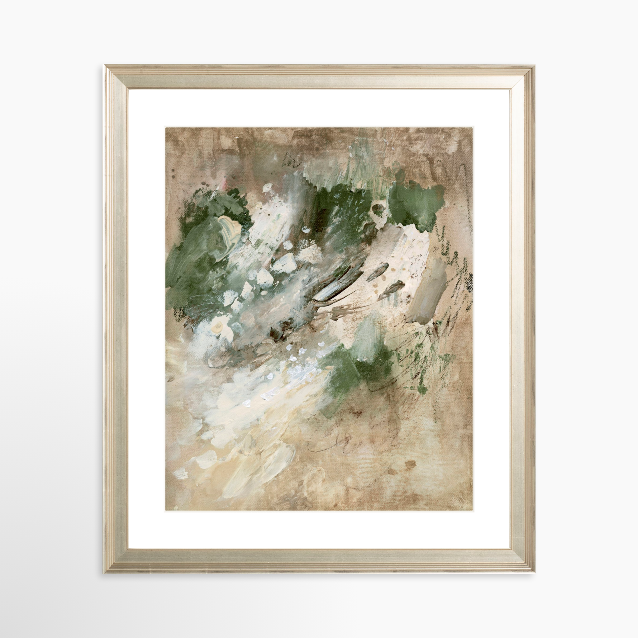 24x30 / Certificate Silver Frame + White Mat