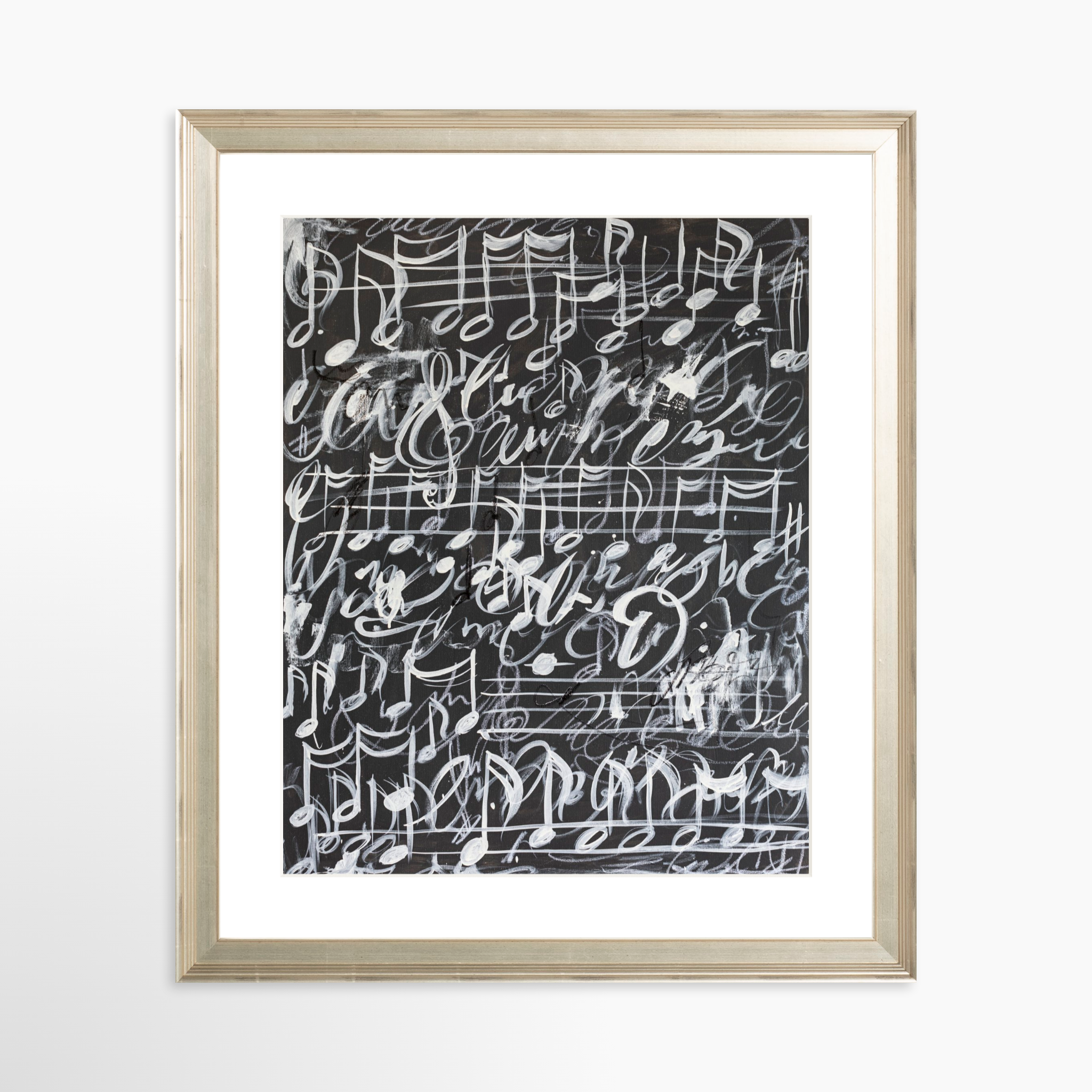 24x30 / Certificate Silver Frame + White Mat
